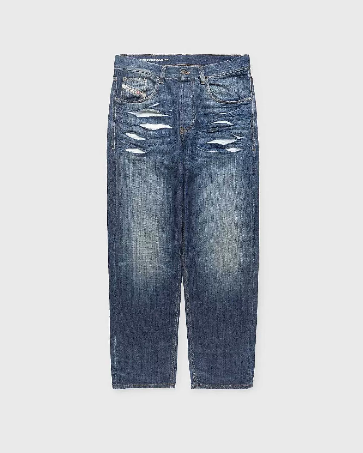 Bukser>Diesel 2010-D-Macs Straight Jeans Bla