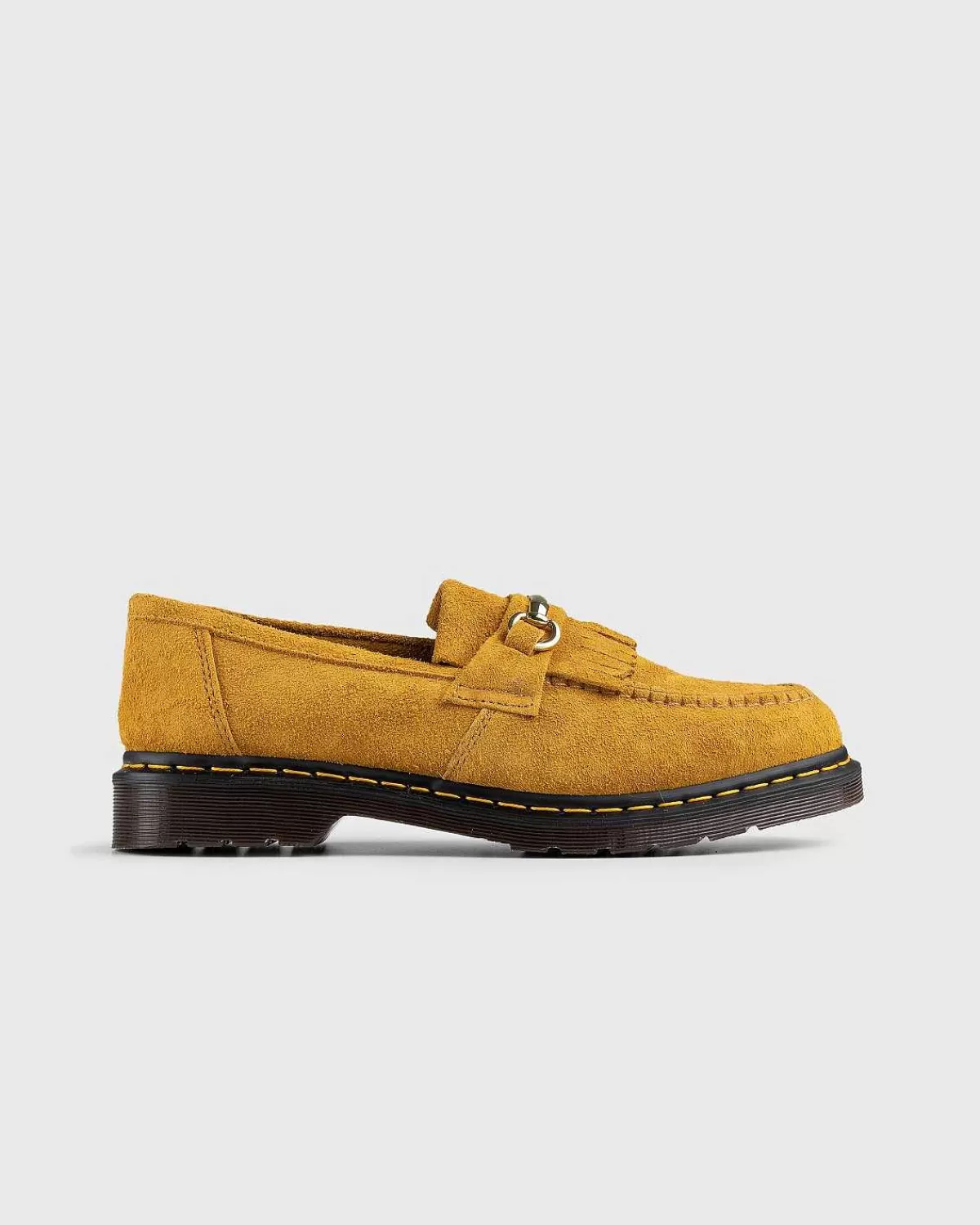 Sko>Dr. Martens Adrian Snaffle Suede Loafers Light Tan Desert Oasis Suede (Gummiolie)