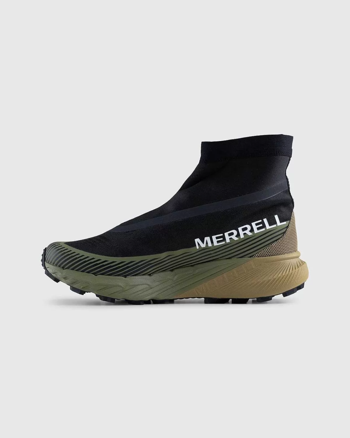 Vandre Sneakers>Merrell Agility Peak 5 Zero Gore-Tex Sort/Avocado