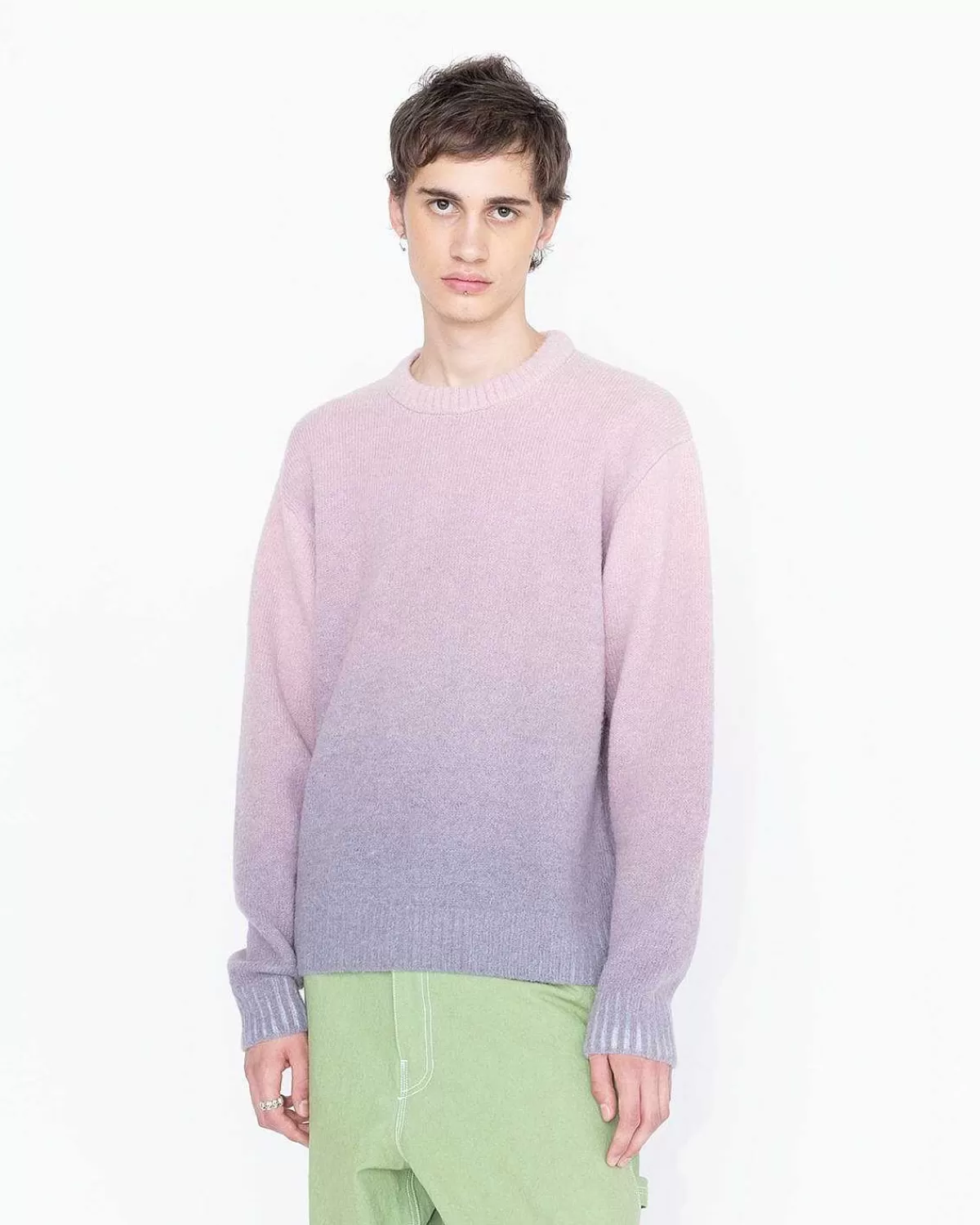 Strik>Highsnobiety HS05 Alpaca Statisk Sweater Pink