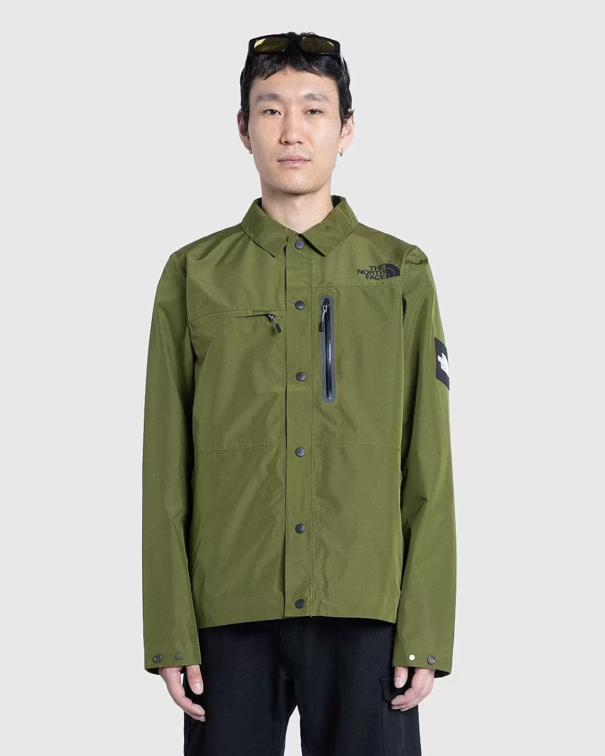 Skjorter>The North Face Amos Tech Overshirt Forest Olive