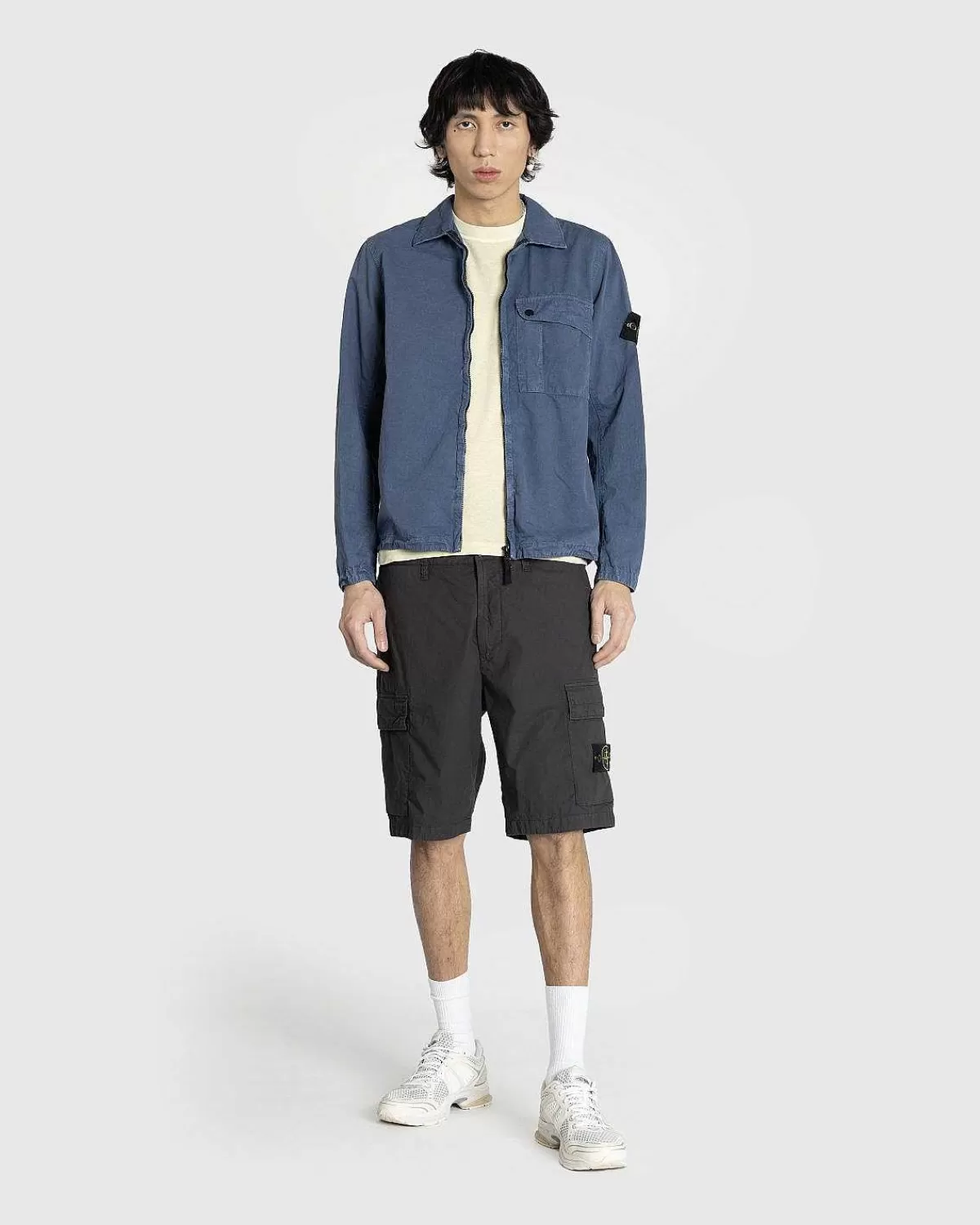 Shorts>Stone Island Bermuda Shorts Charcoal