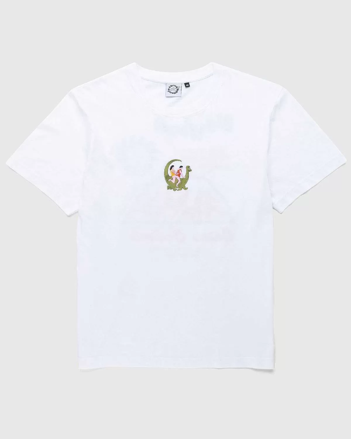 T-Shirts>Carne Bollente Big Wheel T-Shirt Hvid