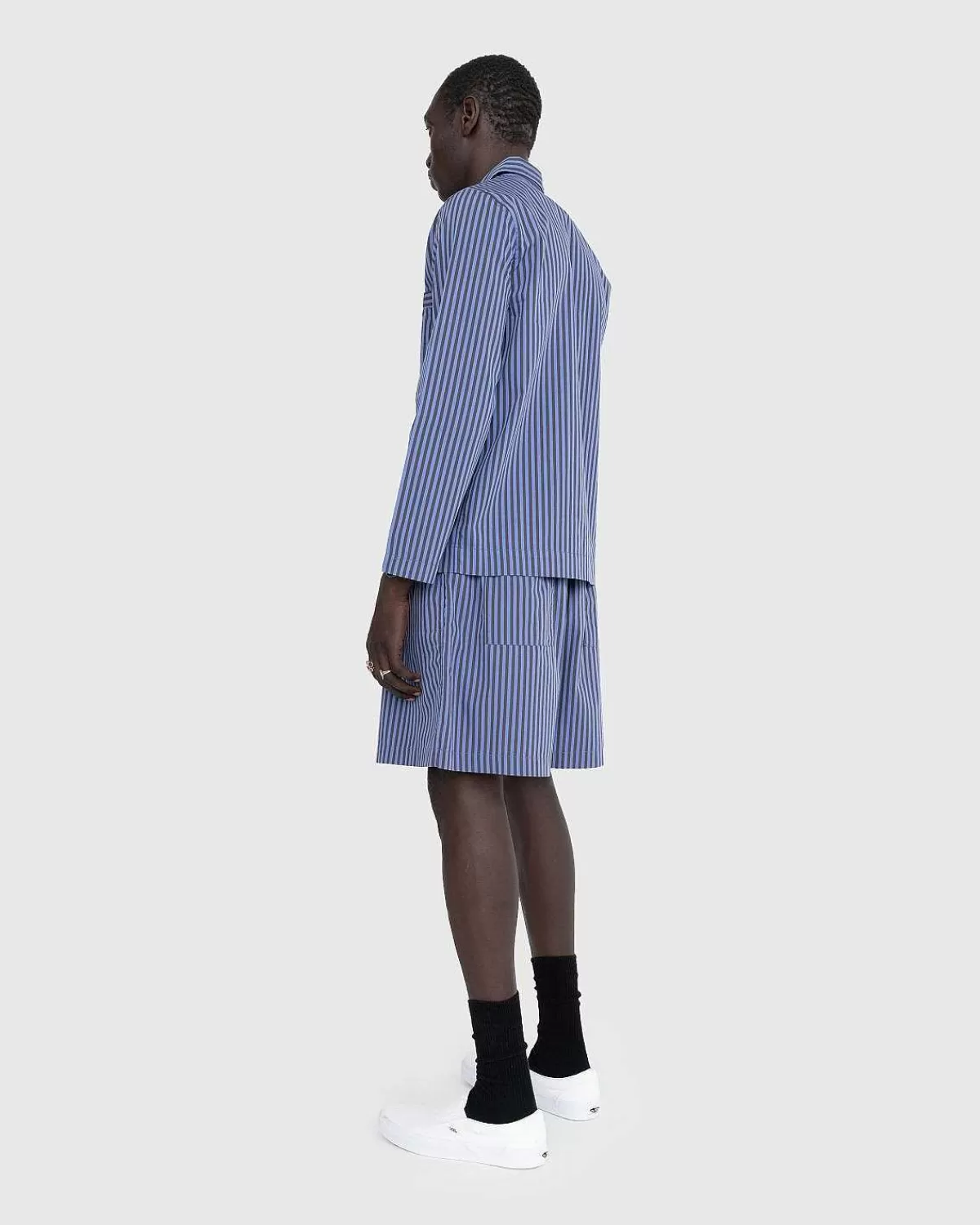 Undertøj>Tekla Bomuld Poplin Pyjamas Shorts Verneuil Stripes