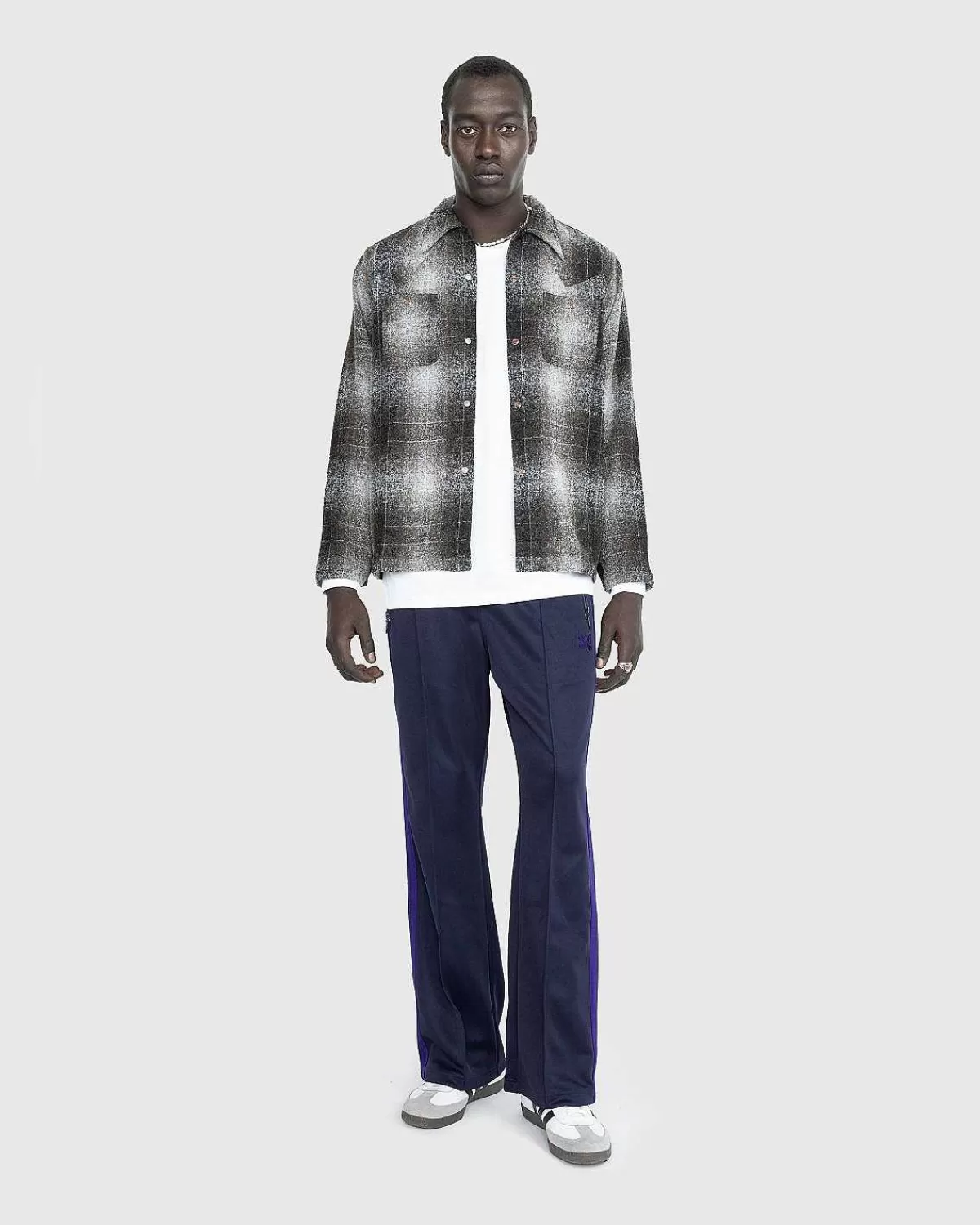 Bukser>Needles Boot-Cut Track Pant - Poly Glat