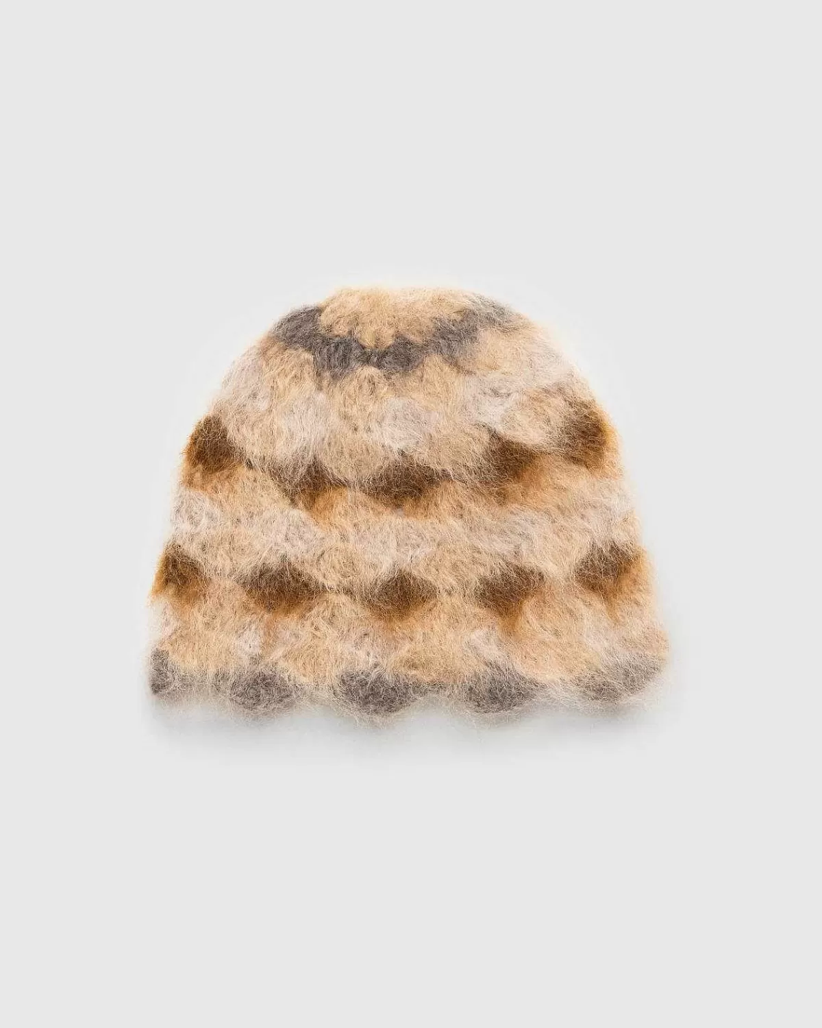 Hatte>SSU Borstet Mohair Muslingeskal Bucket Hat Desert Camo