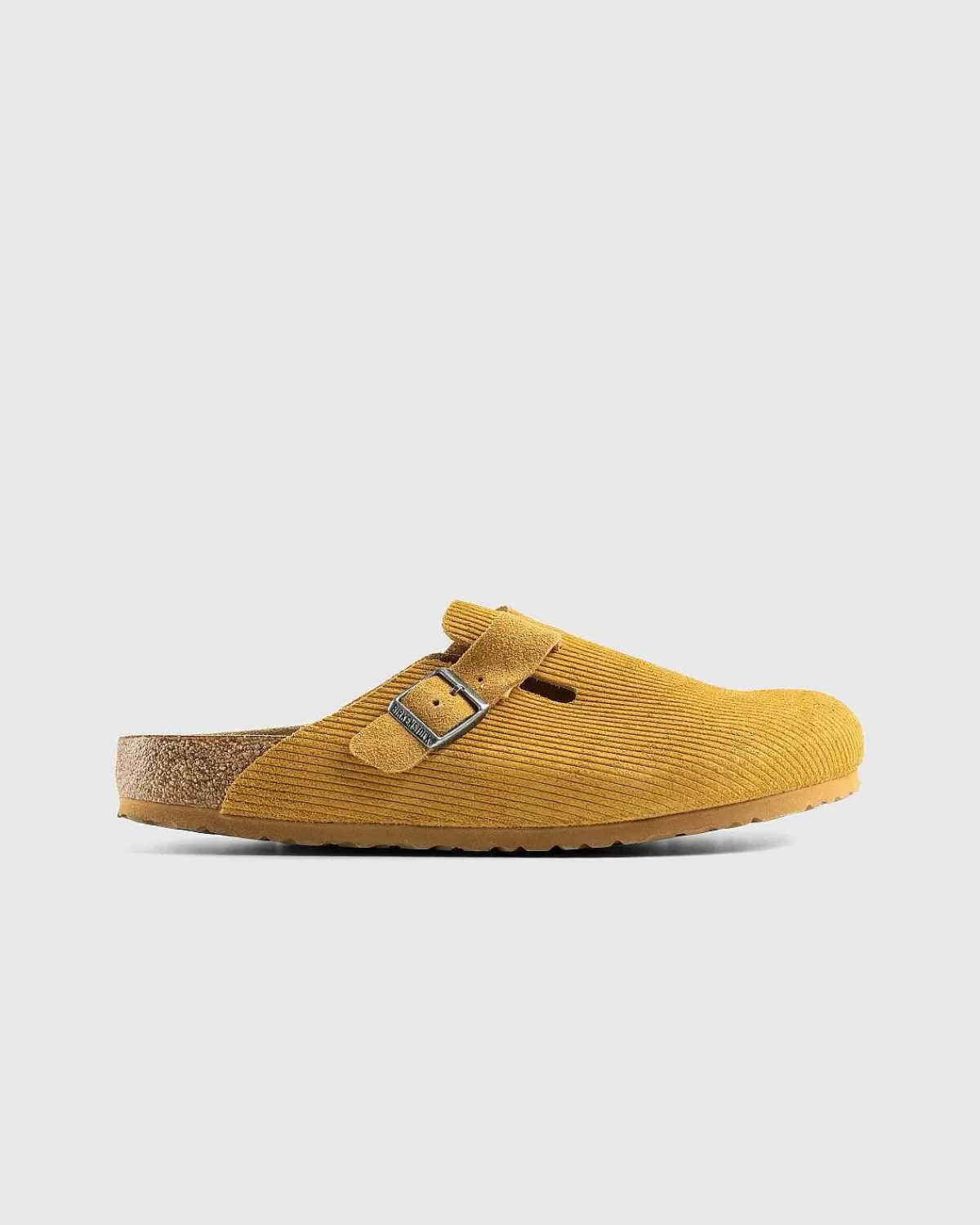 Sandaler>Birkenstock Boston Ruskindslaeder Corduroy Cork Brun