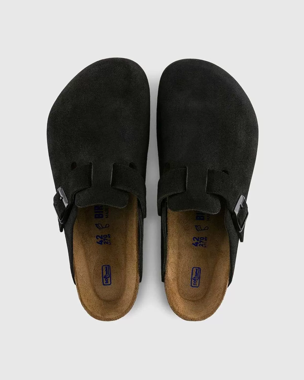 Sandaler>Birkenstock Boston Sfb Sort