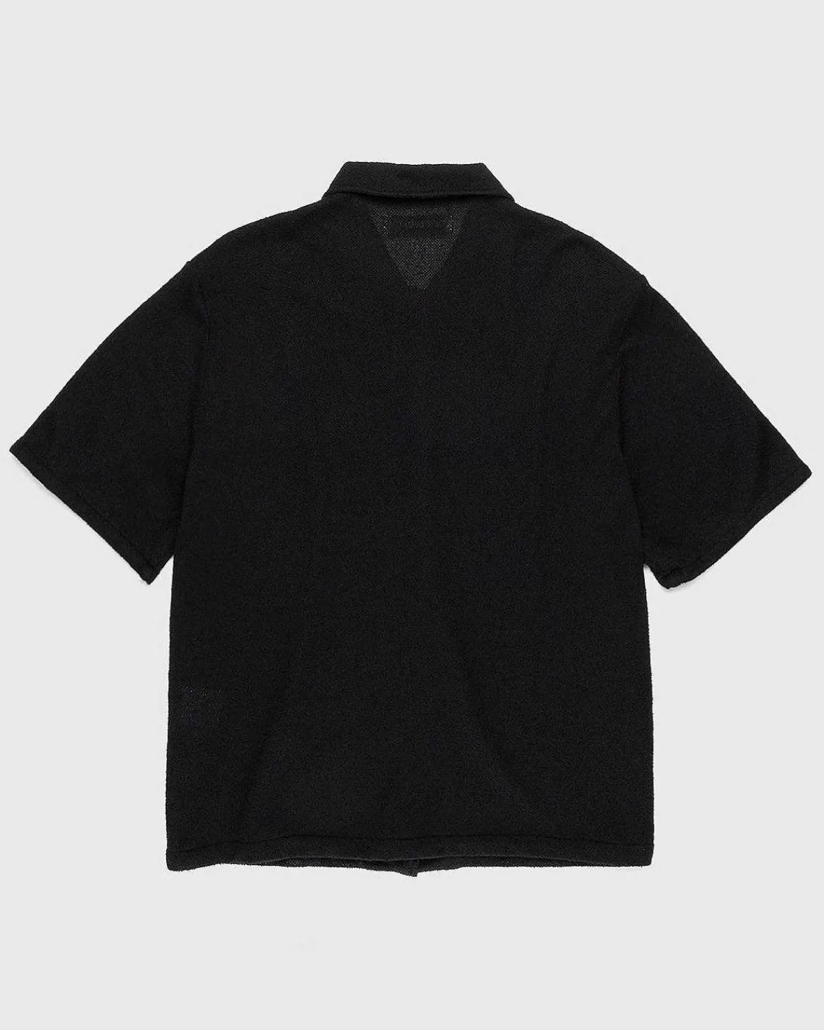 Skjorter>Our Legacy Box Kortaermet Skjorte Sort Boucle