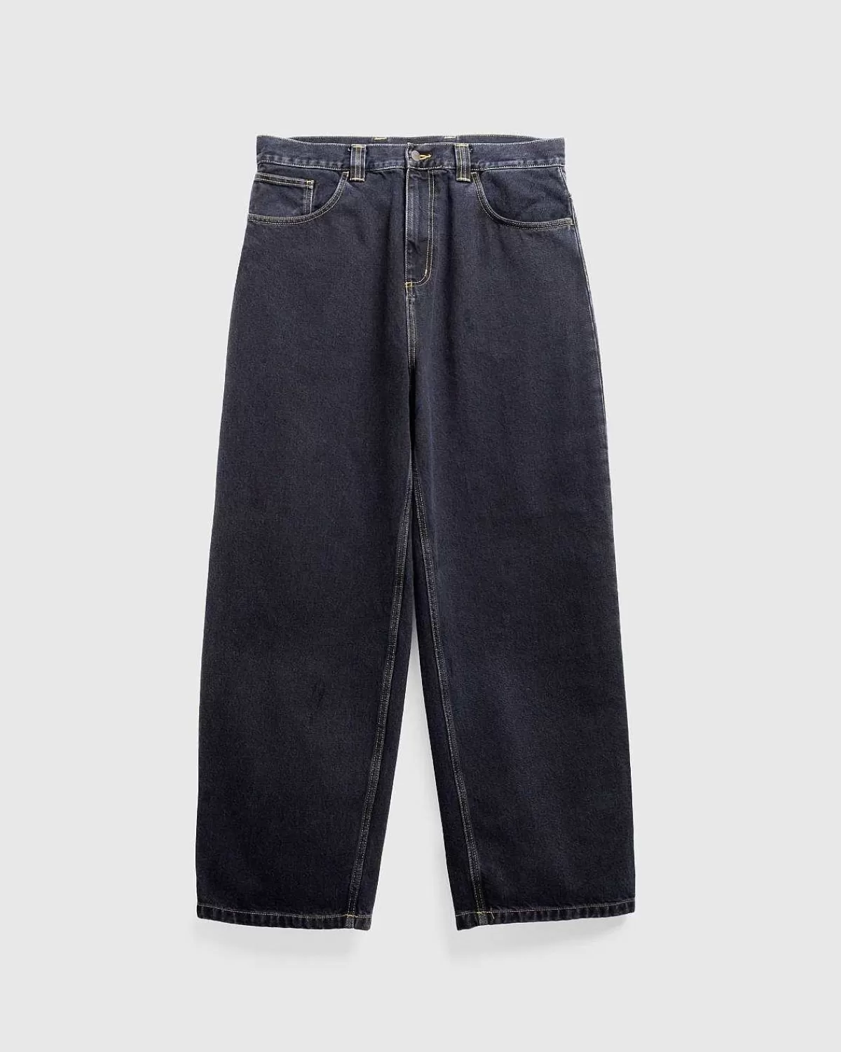 Bukser>Carhartt WIP Brandon Pant Sort/Stenvasket