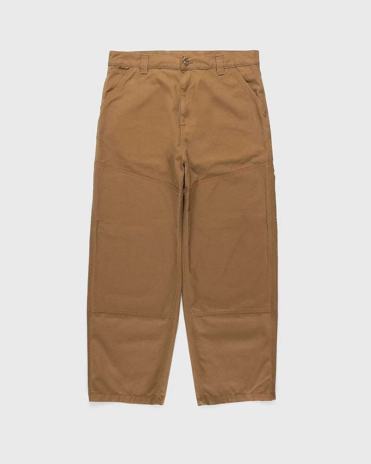 Bukser>Carhartt WIP Bredt Panel Bukser Skyllet Hamilton Brown