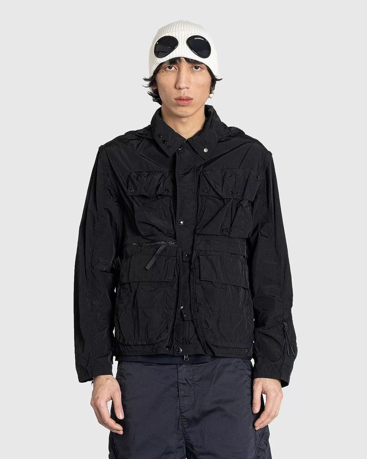 Overtøj>C.P. Company Chrome-R Utility Jacket Sort