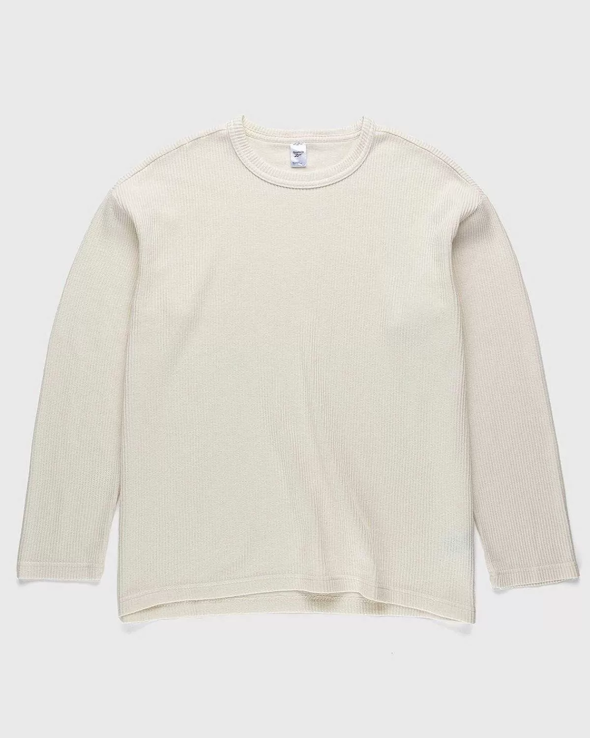 Sveder>Reebok Classics Natural Dye Waffle Crew Sweatshirt Non Dyed