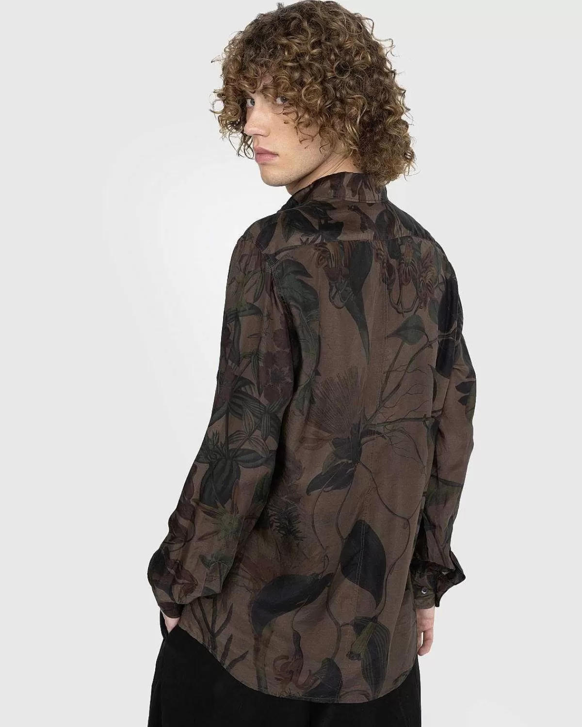 Skjorter>Dries van Noten Corbino Skjorte Brun