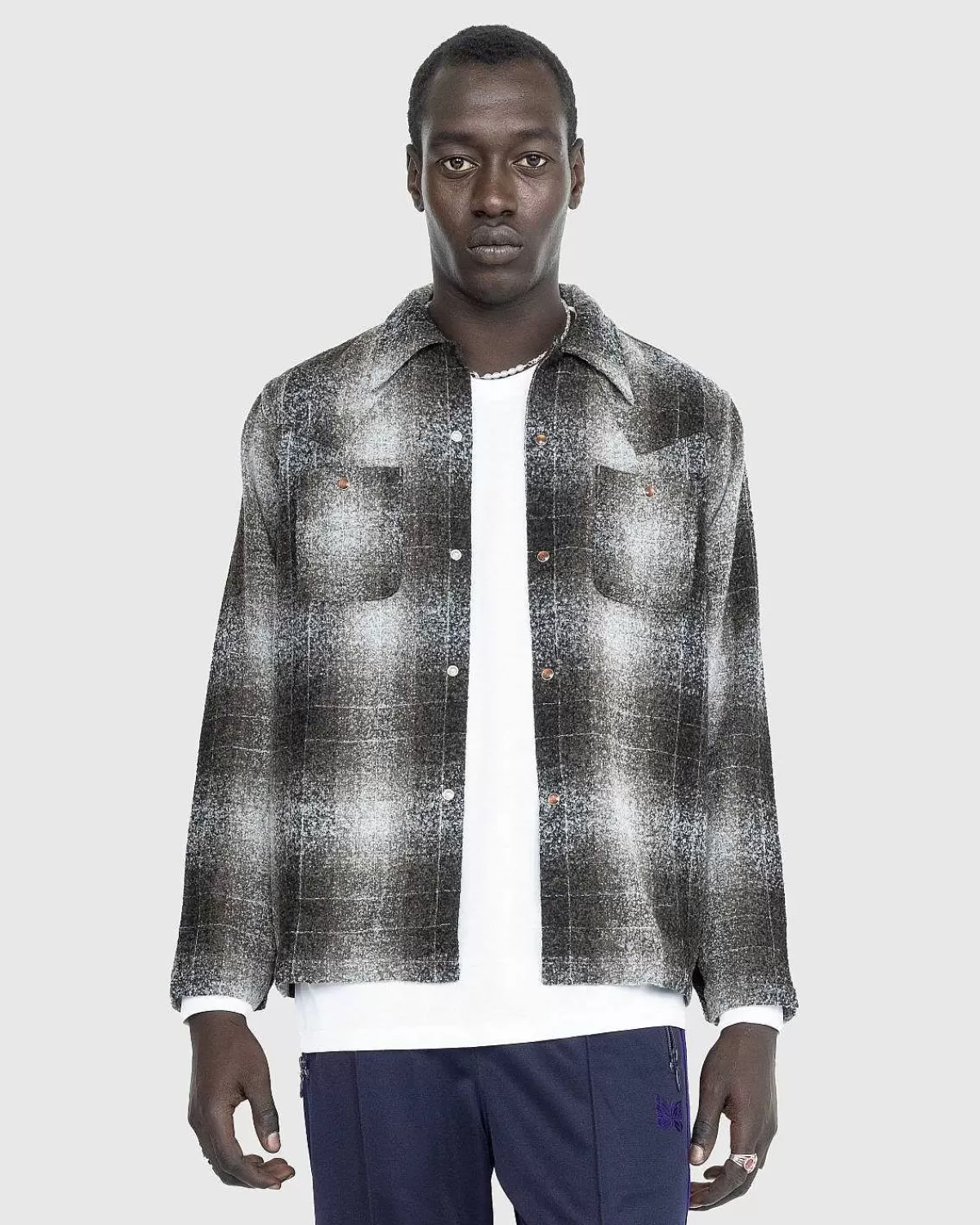 Skjorter>Needles Cowboy One-Up Skjorte - W/N/Pe Ombre Plaid