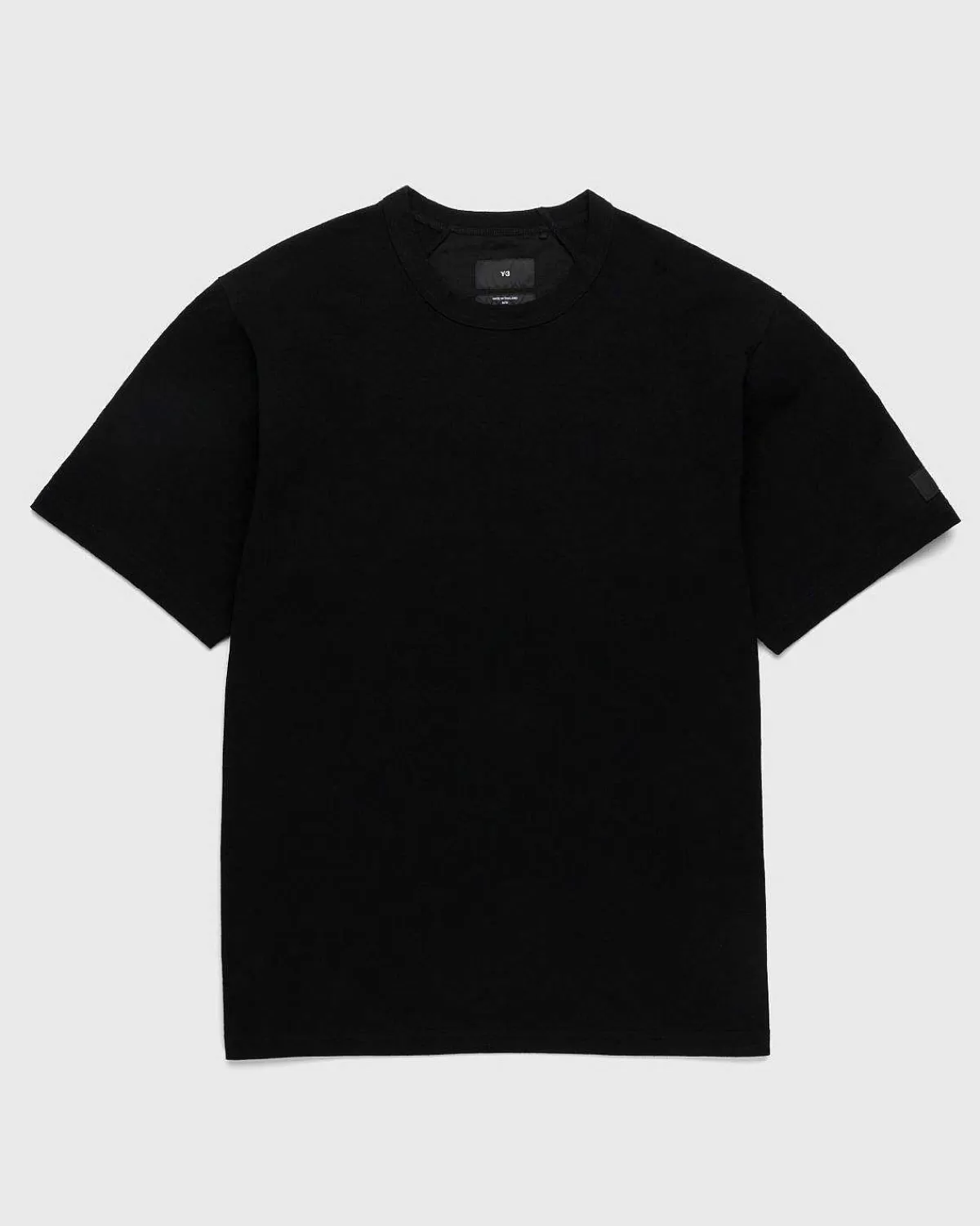 T-Shirts>Y-3 Crepe Kortaermet T-Shirt Sort