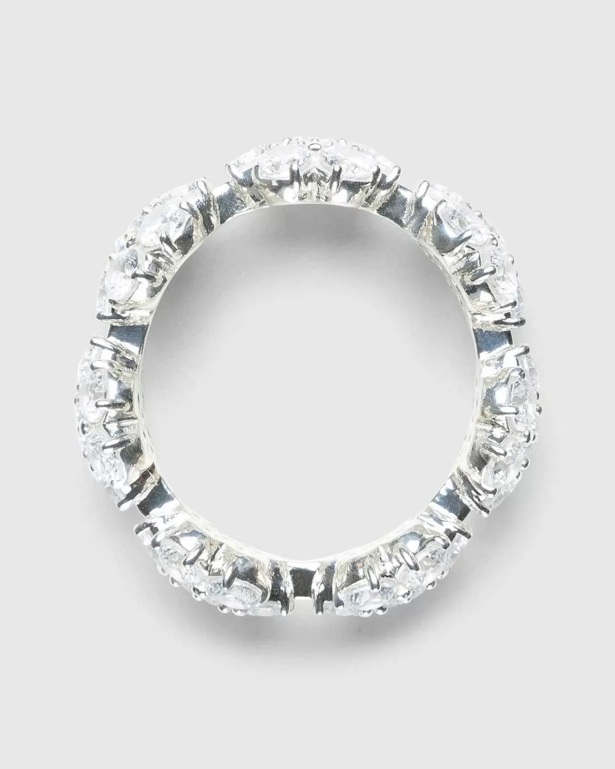 Smykker>Hatton Labs Daisy Eternity Ring Solv/Hvid