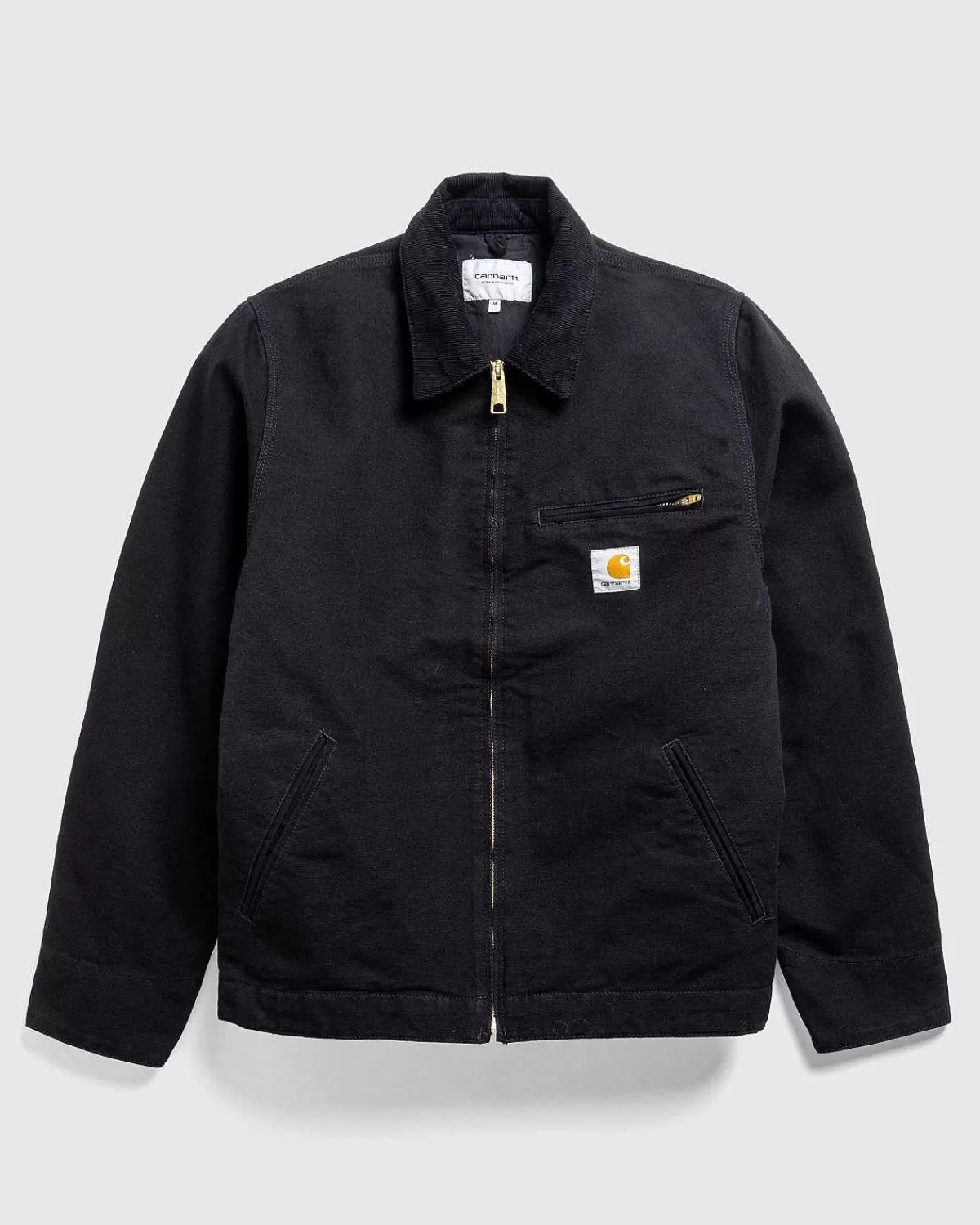 Overtøj>Carhartt WIP Detroit Jakke Sort/Skyllet