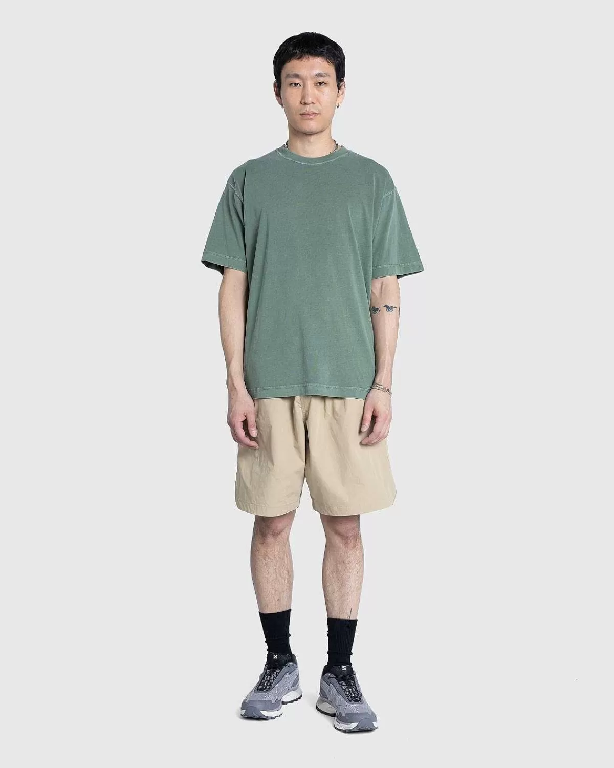 T-Shirts>Carhartt WIP Dune T-Shirt Park/Garment Dyed