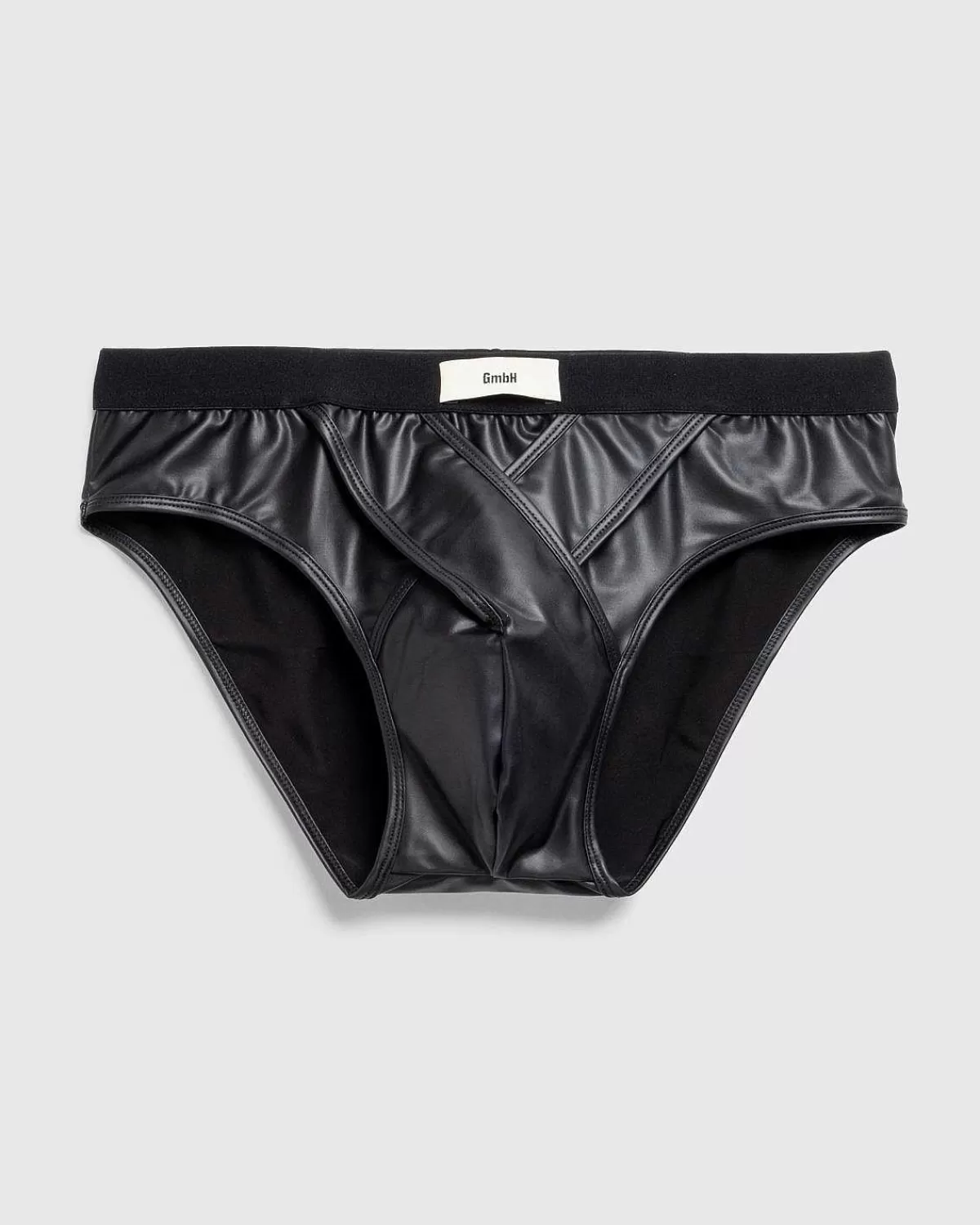 Undertøj>GmbH Eldar Gloss Coated Jersey Briefs Sort