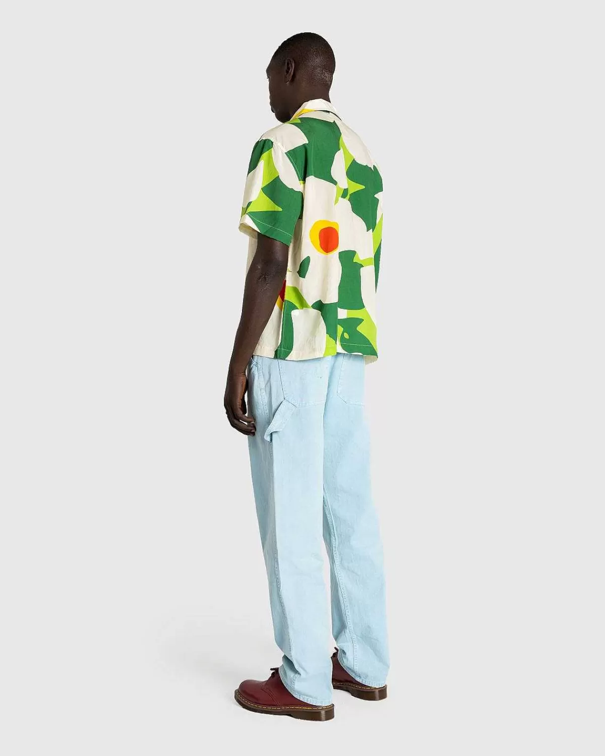 Skjorter>Awake NY Floral Camp Shirt Gron