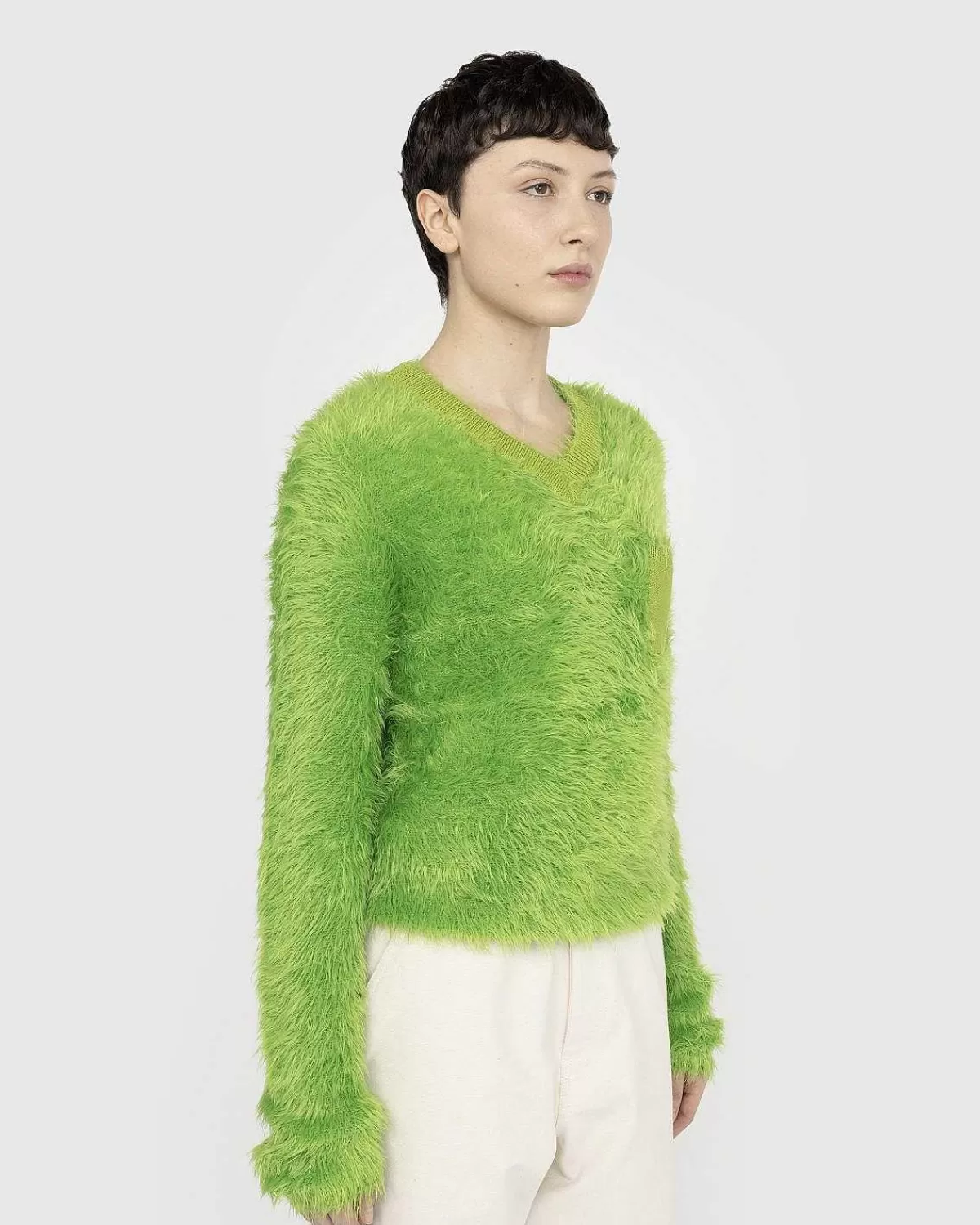 Strik>Acne Studios Fluffy V-Hals Troje