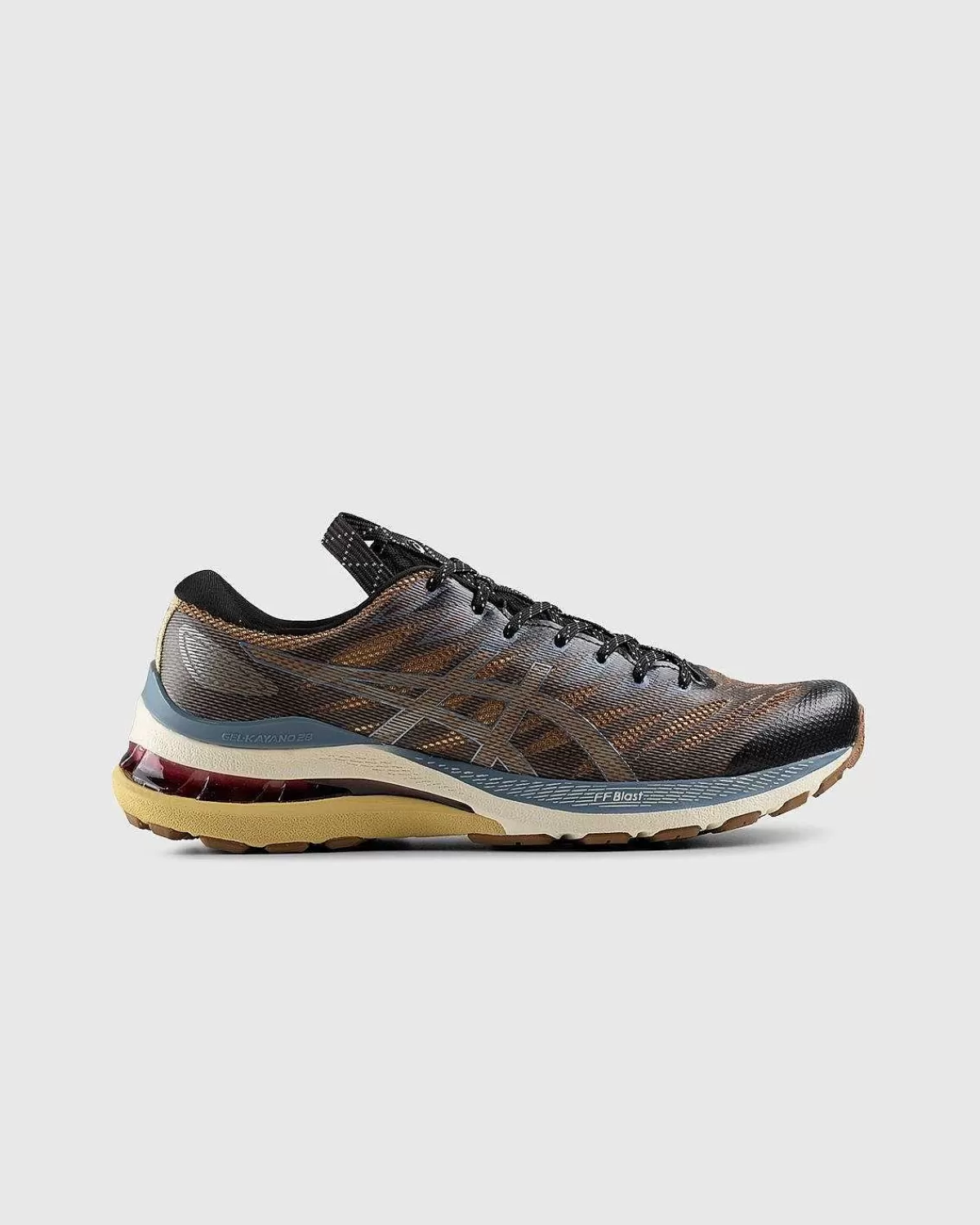 Sneakers>asics Fn3-S Gel Kayano 28 Antracit/ Antik Guld