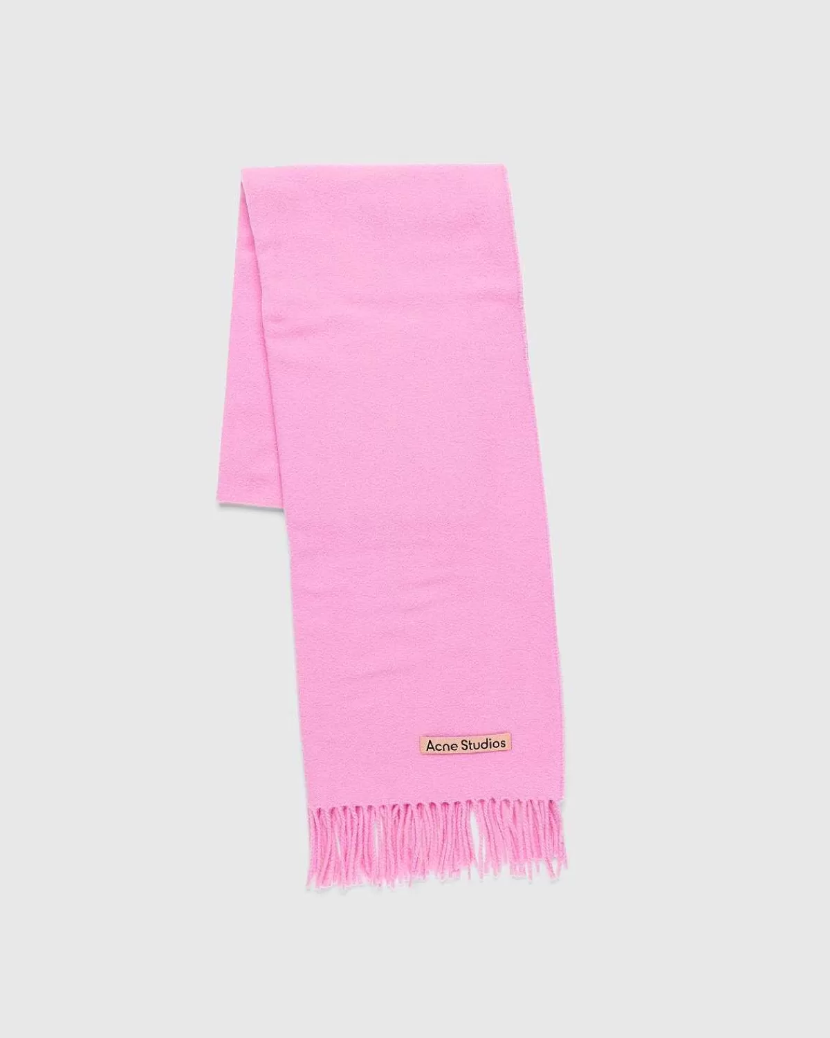 Vinter Tilbehør>Acne Studios Frynse Uld Torklaede Bubble Pink