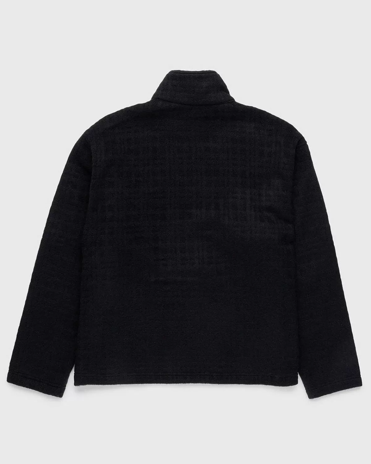 Strik>Highsnobiety HS05 Genbrugt Half-Zip Uld Fleece Sort