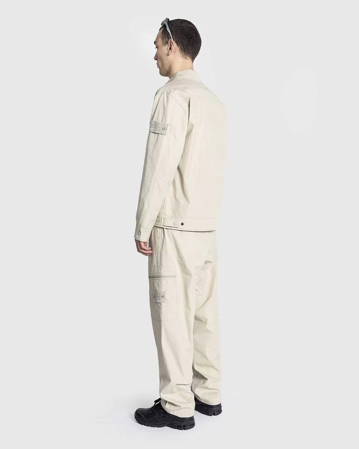 Overtøj>Stone Island Ghost Piece Jakke Beige