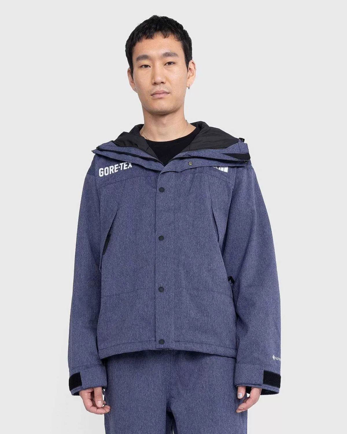Overtøj>The North Face Gore-Tex Mountain Jacket Denim Bla/Tnf Sort