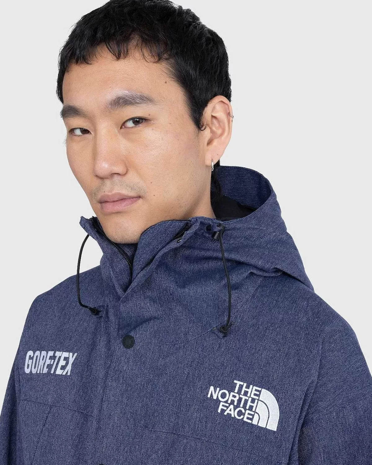 Overtøj>The North Face Gore-Tex Mountain Jacket Denim Bla/Tnf Sort