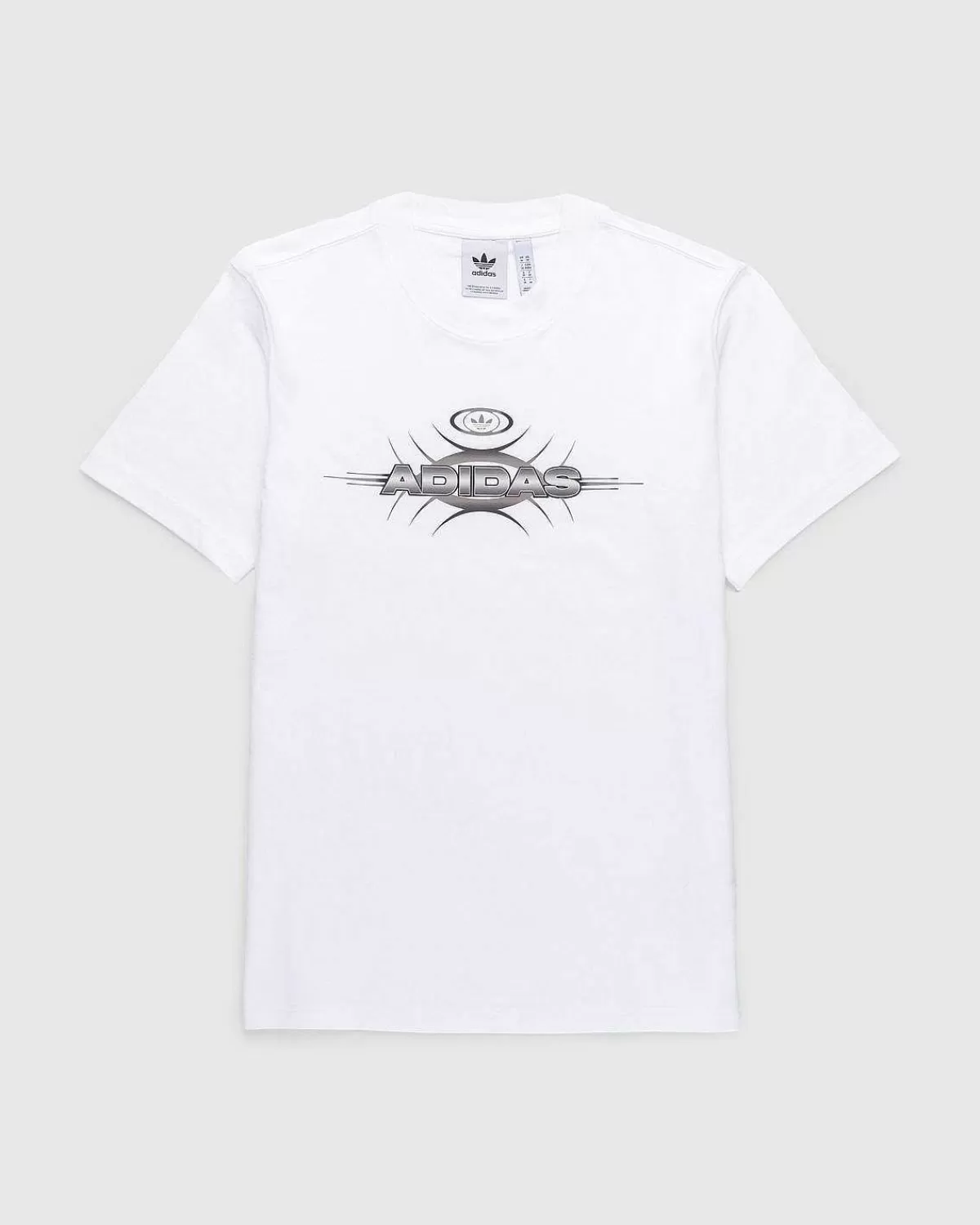 T-Shirts>Adidas Grafisk Logo T-Shirt Hvid