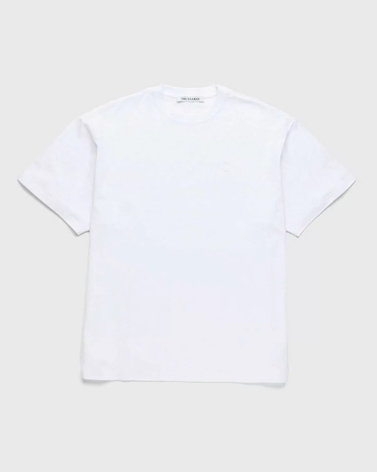 T-Shirts>Trussardi Greyhound T-Shirt Hvid