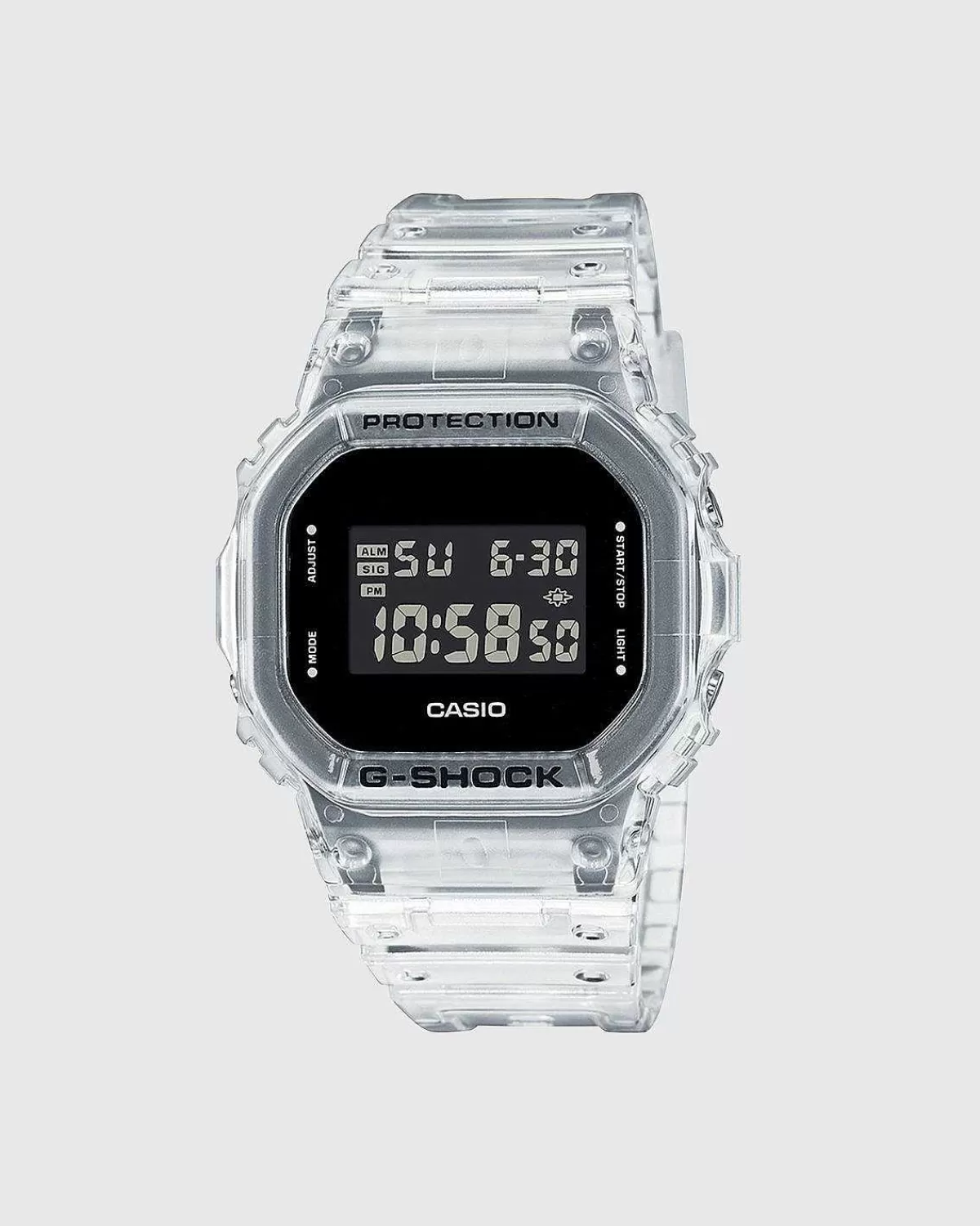 Ure>Casio G-Shock Dw-5600Ske-7Er Transparent Hvid