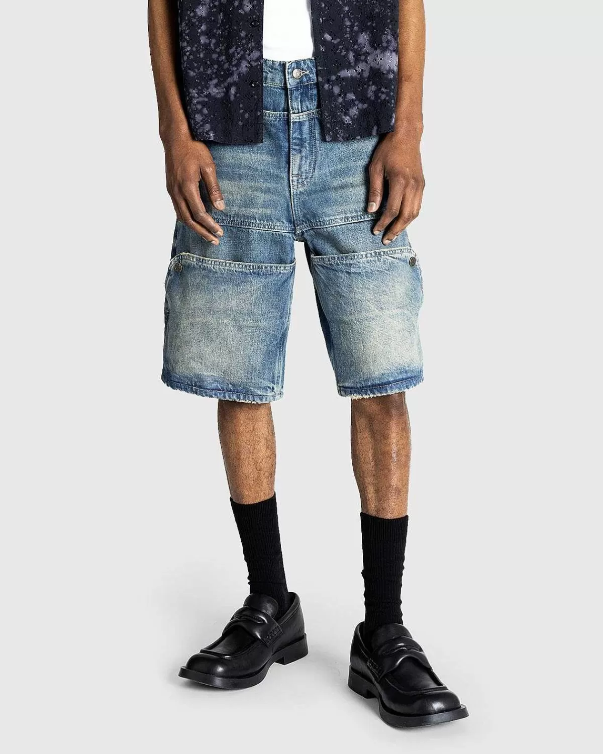 Shorts>Guess USA Gusa Utility Short Gusa Brugt Indigo Wash