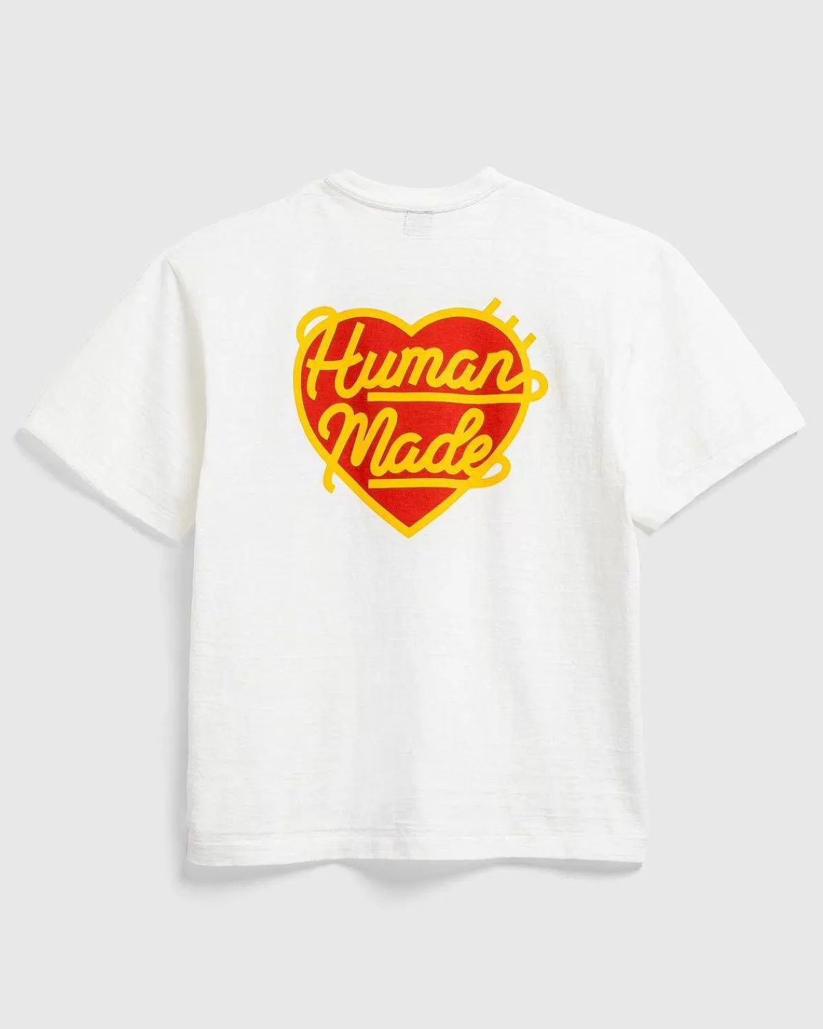 T-Shirts>Human Made Heart Badge T-Shirt Hvid