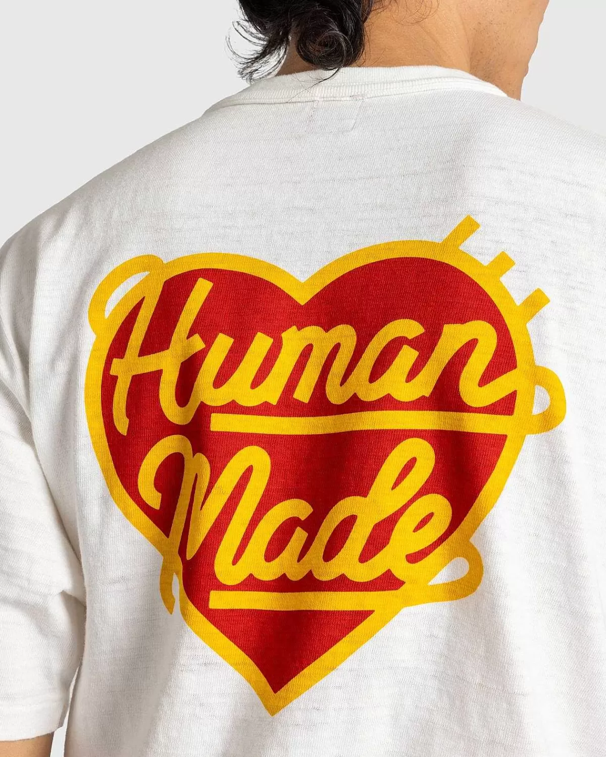 T-Shirts>Human Made Heart Badge T-Shirt Hvid