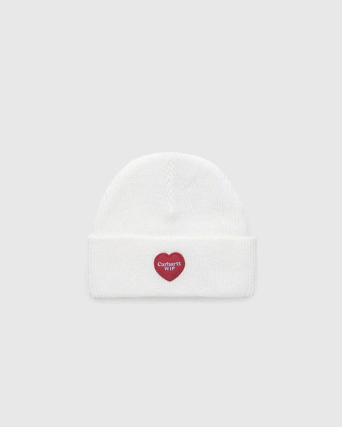 Vinter Tilbehør>Carhartt WIP Heart Patch Beanie Wax