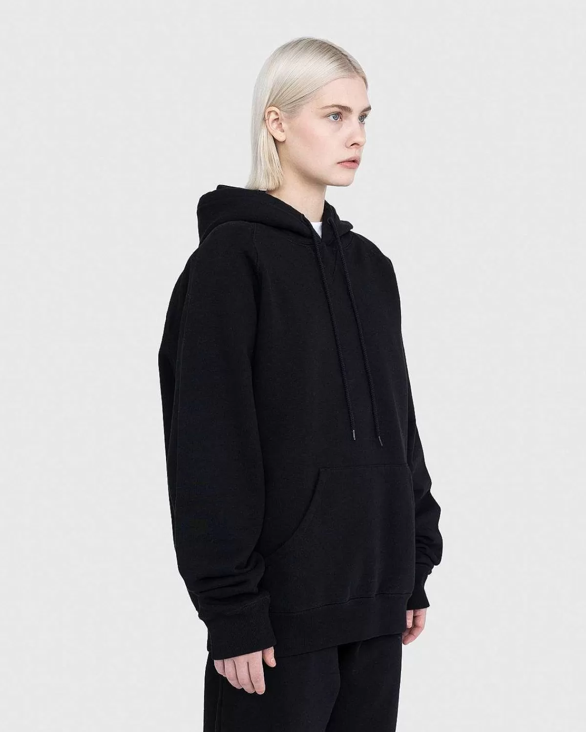 Sveder>Highsnobiety Heavy Fleece Haettetroje Sort