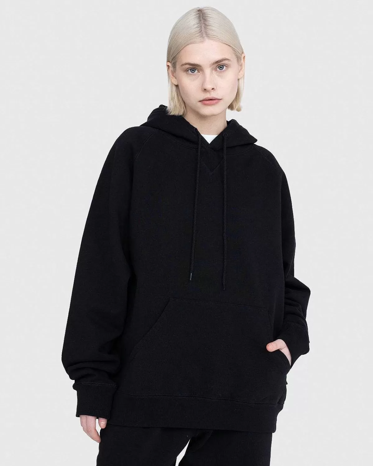 Sveder>Highsnobiety Heavy Fleece Haettetroje Sort