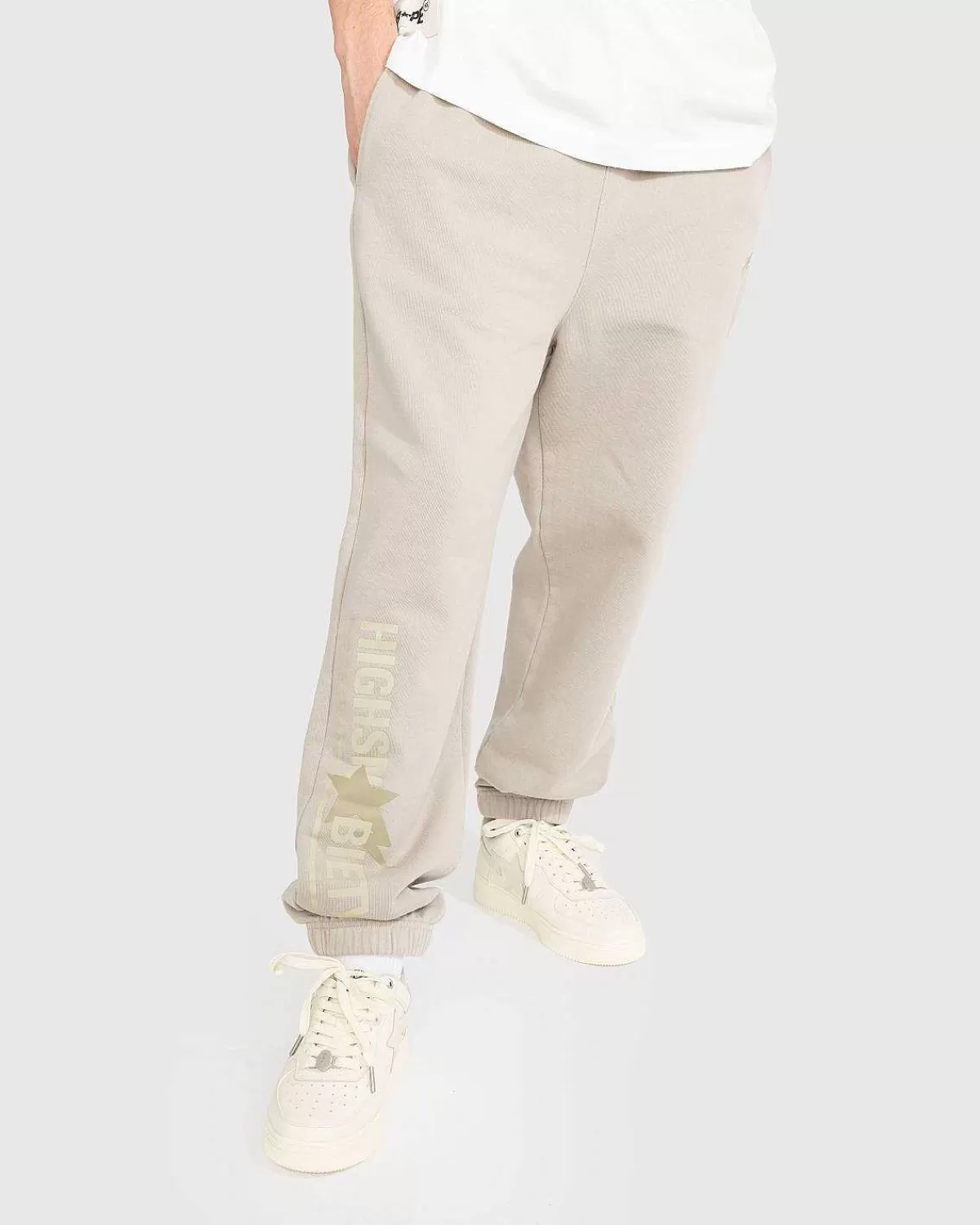 Bukser>BAPE Heavy Washed Sweat Pants Beige