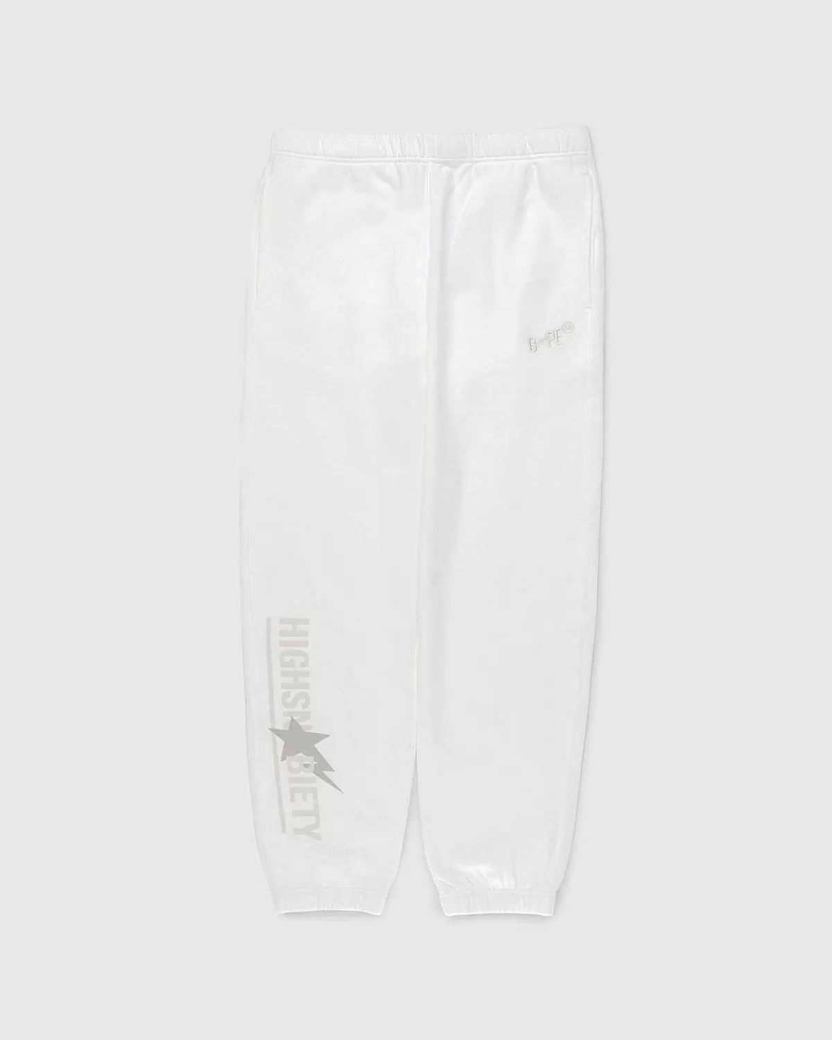 Bukser>BAPE Heavy Washed Sweat Pants Ivory