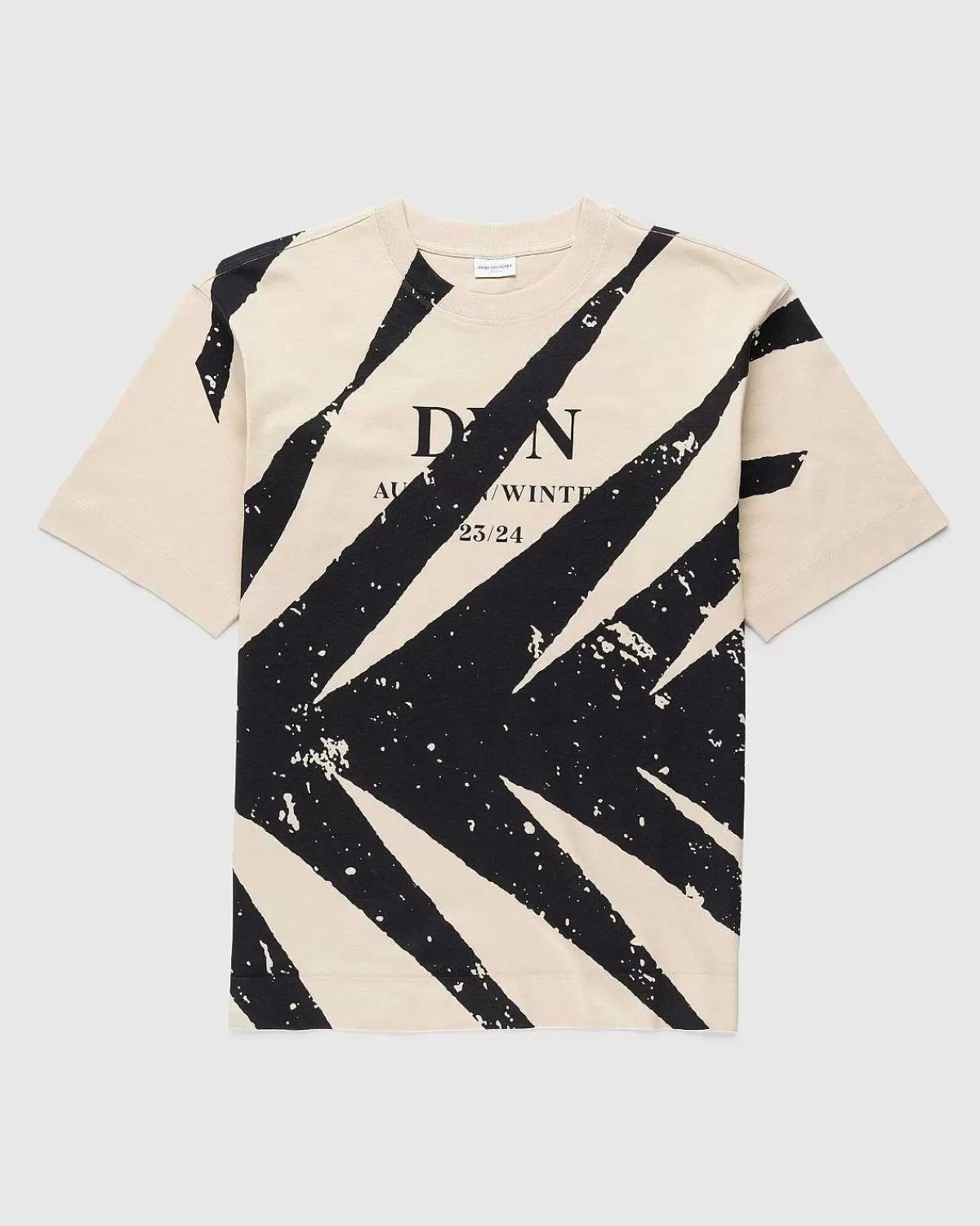 T-Shirts>Dries van Noten Helli Pr Show Jersey Beige