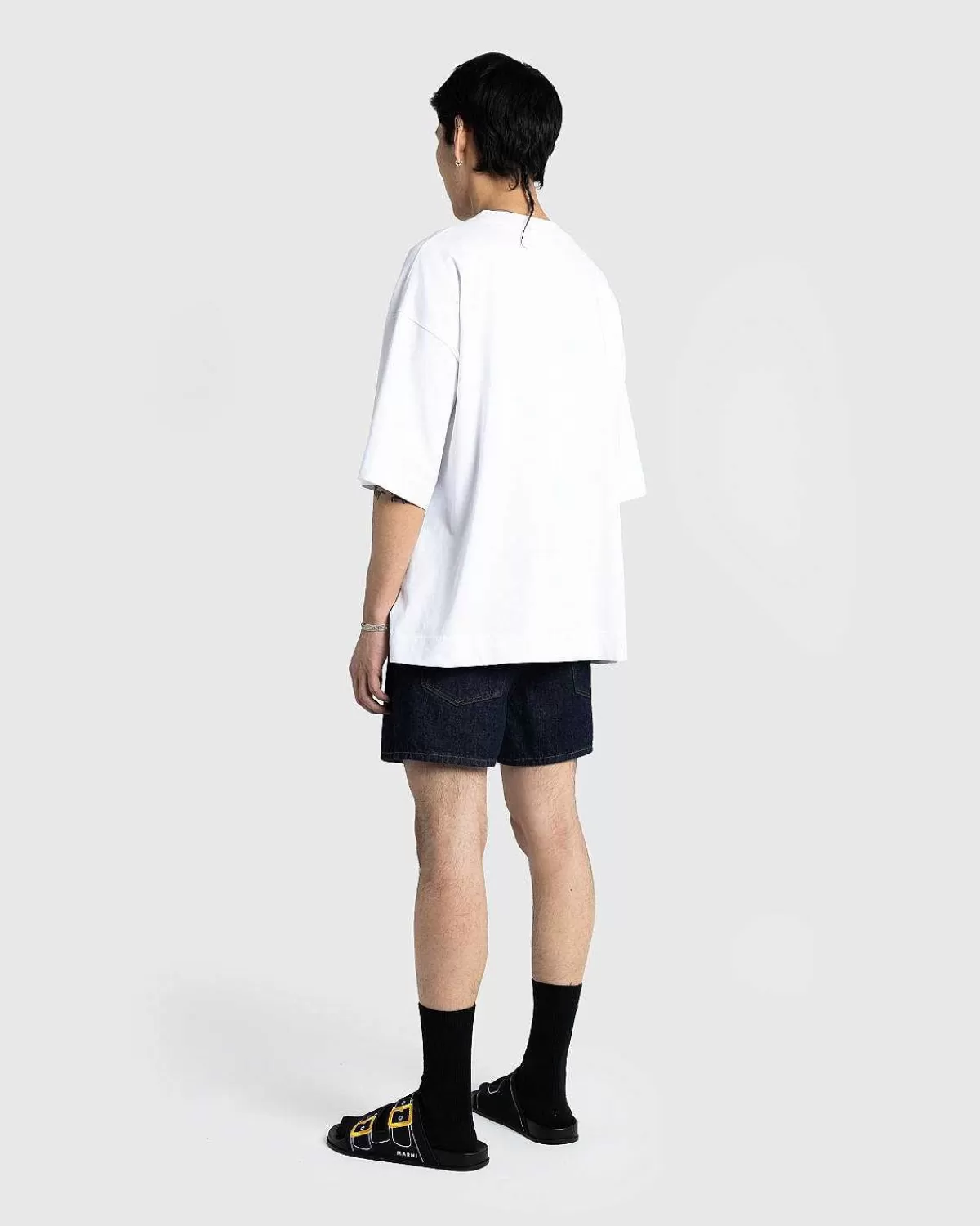 T-Shirts>Dries van Noten Hone Oversized T-Shirt Hvid