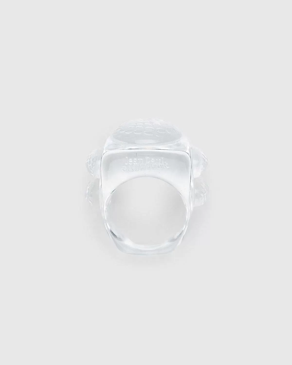 Smykker>Jean Paul Gaultier Ice Cube Ring Krystal