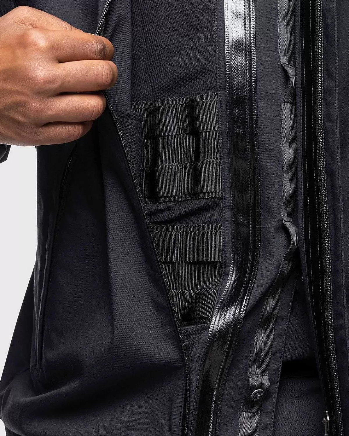 Overtøj>ACRONYM J111Ts-Ch Micro Twill Tec Sys Jakke Sort