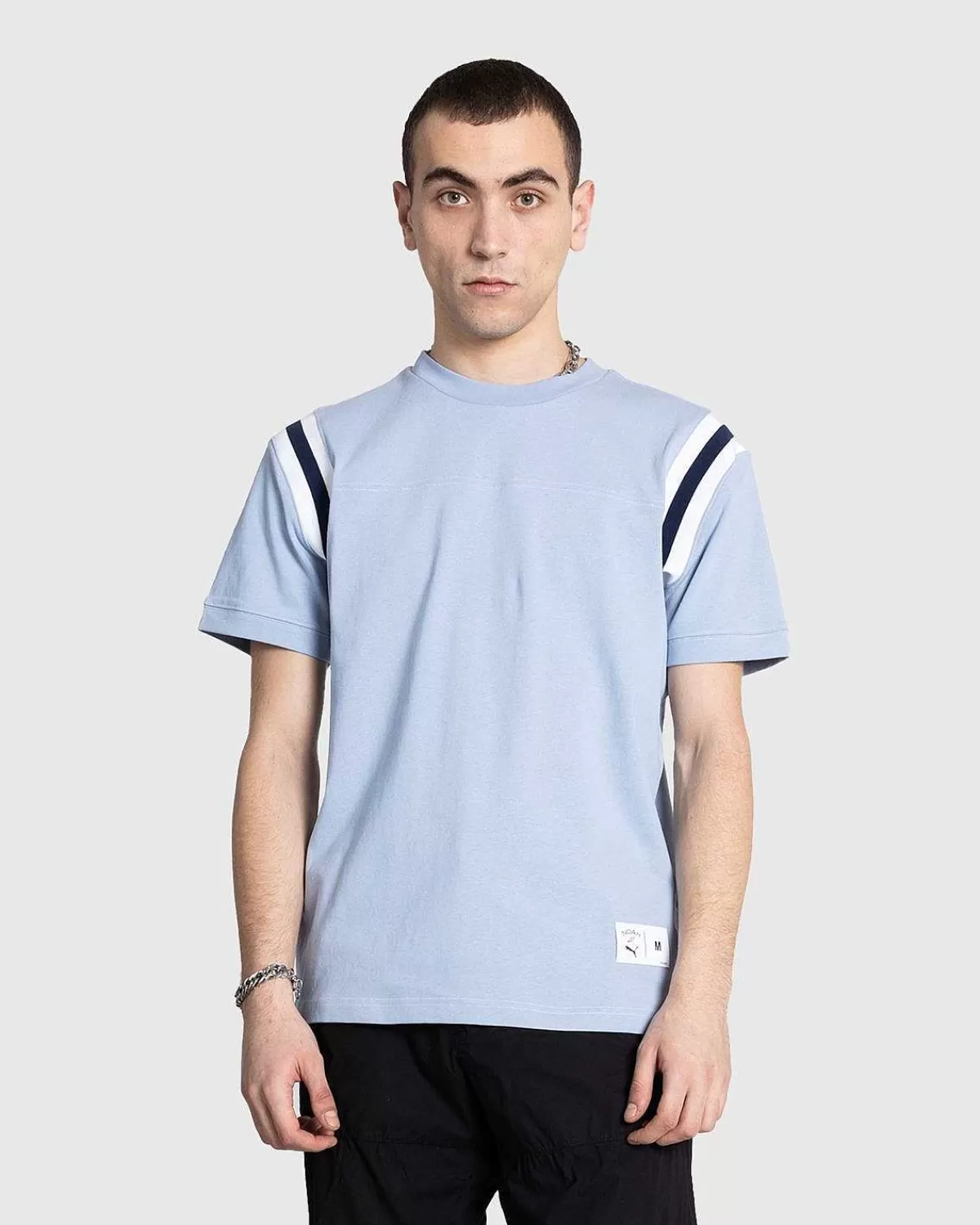 T-Shirts>Puma Jet Sleeve T-Shirt Blue Wash