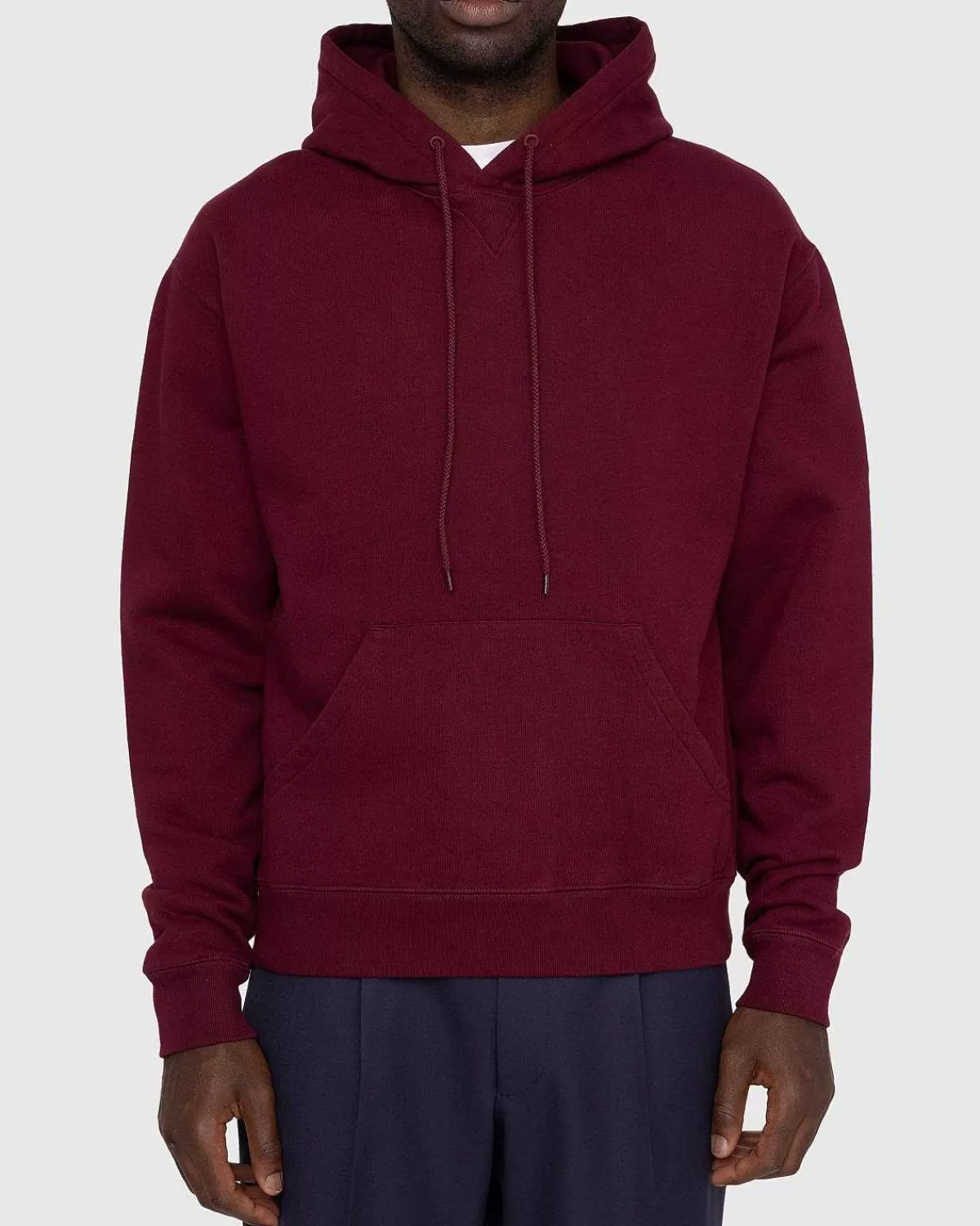 Sveder>Highsnobiety Klassisk Fleece-Haettetroje Bordeaux