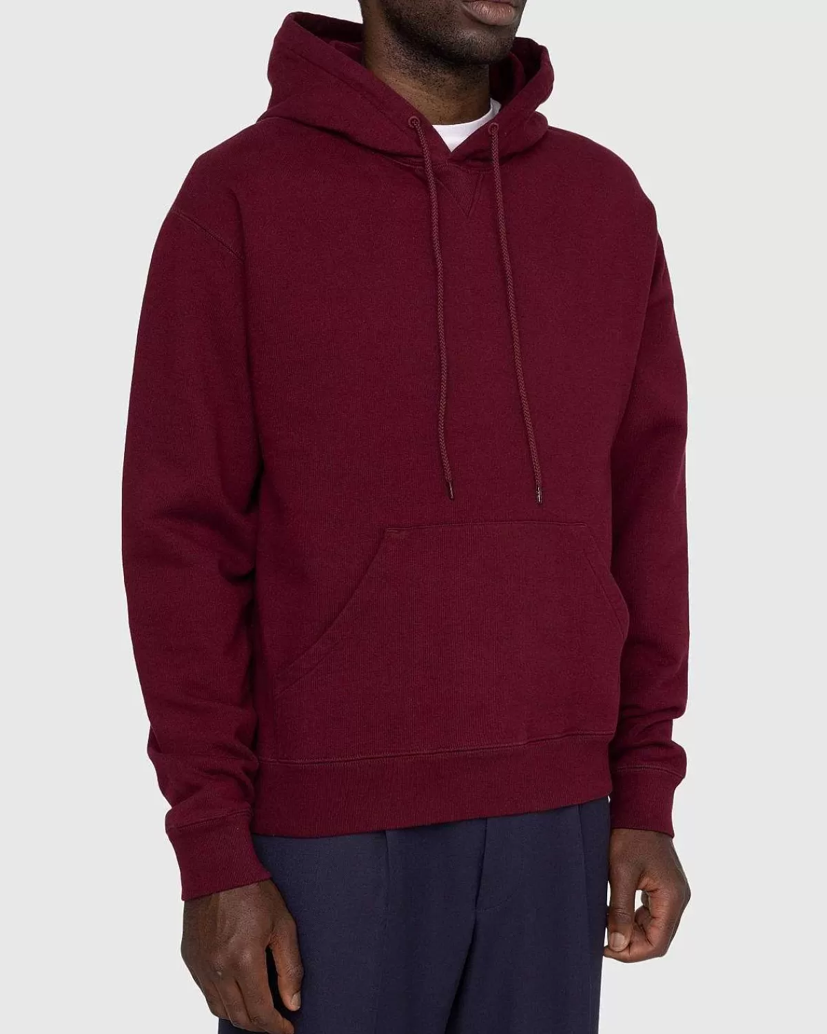 Sveder>Highsnobiety Klassisk Fleece-Haettetroje Bordeaux